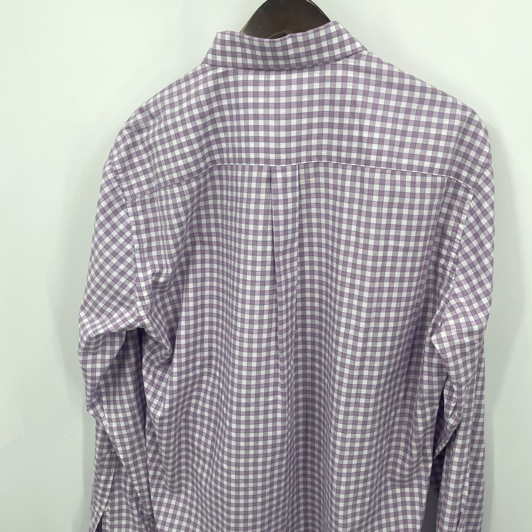 Peter Millar Peter Millar Shirt Men Large Windowpane Plaid Button Front Dad Quiet Lux Preppy Size US L / EU 52-54 / 3 - 5 Thumbnail