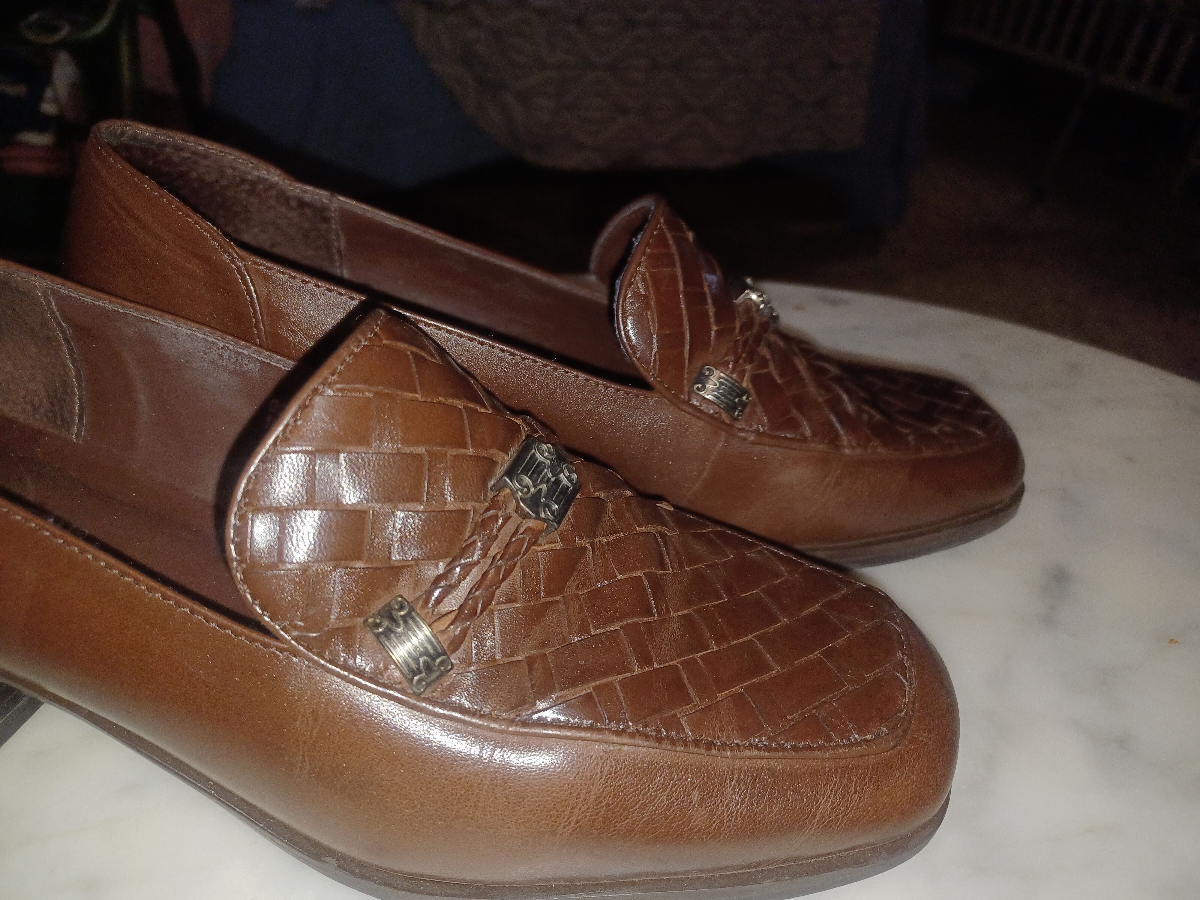 Worthington Worthington Women's Slip-On Block Heels 7M Brown Size US 7 / IT 37 - 2 Thumbnail