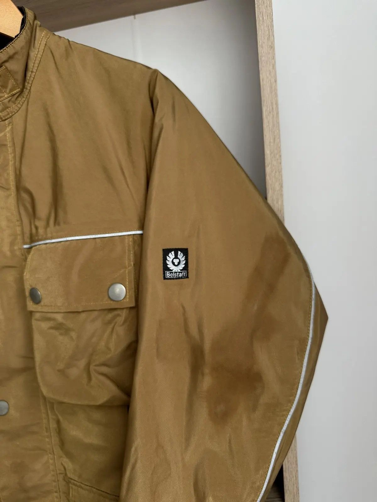 Belstaff × Vintage Vintage Belstaff Nylon Brown Motorcycle Nylon Jacket Size US M / EU 48-50 / 2 - 12 Thumbnail