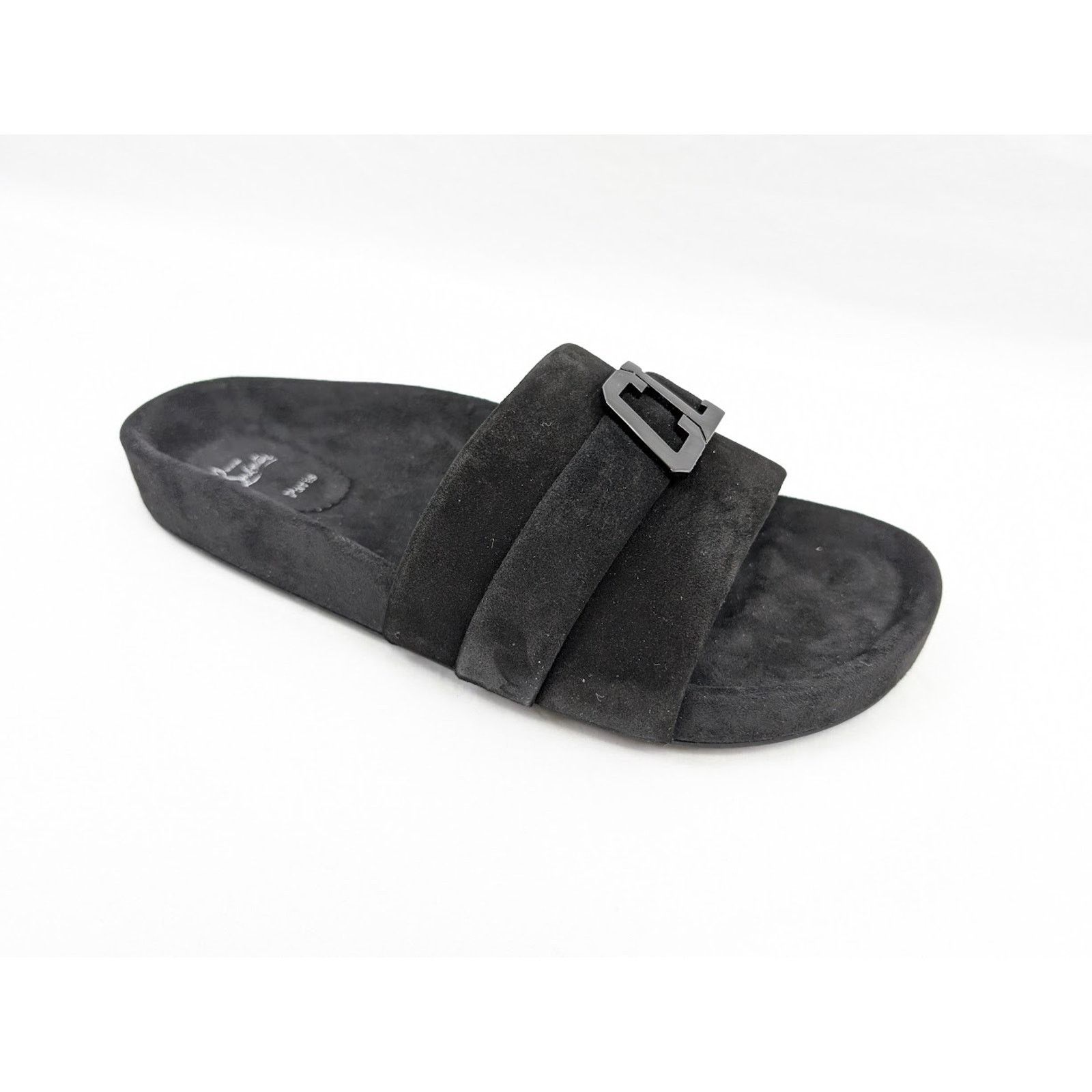 Christian Louboutin o1rshd1 Crosta Varsimule Bizz Flat in Black Size US 13 / EU 46 - 2 Thumbnail