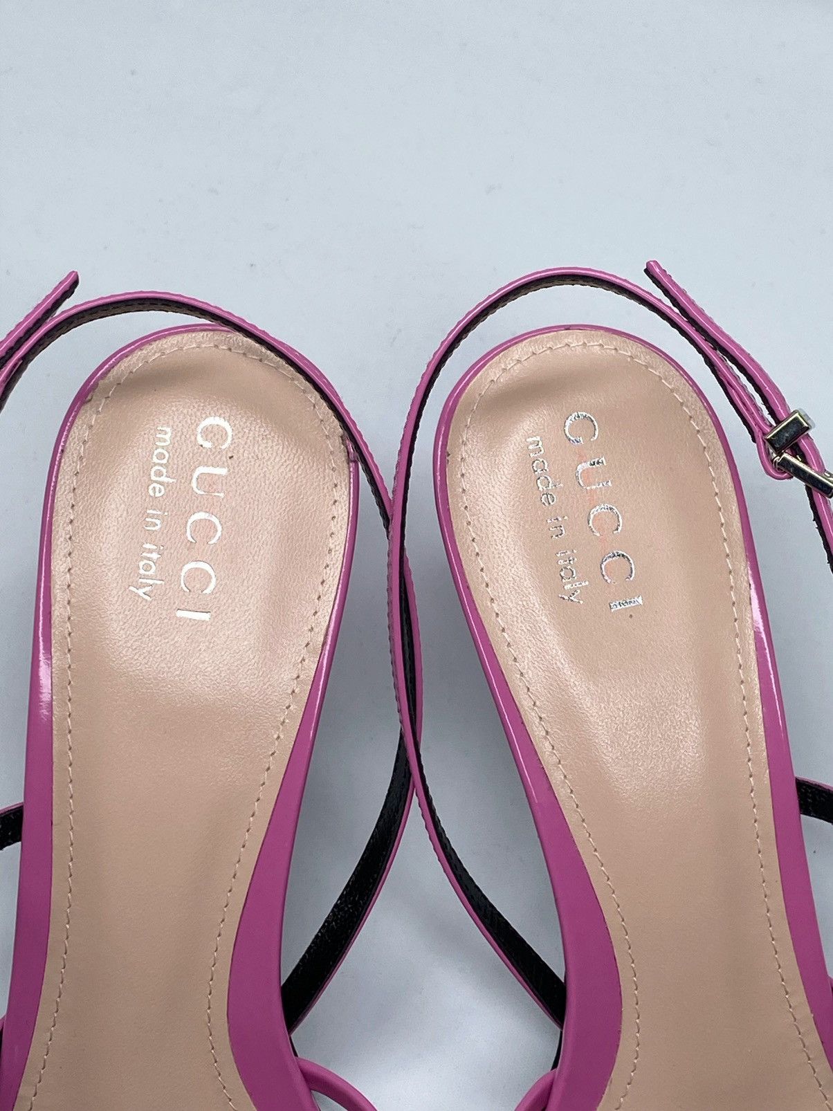 Gucci Gucci Seraphine 75MM Leather Slingback Pumps size 40 Size US 10 / IT 40 - 5 Thumbnail