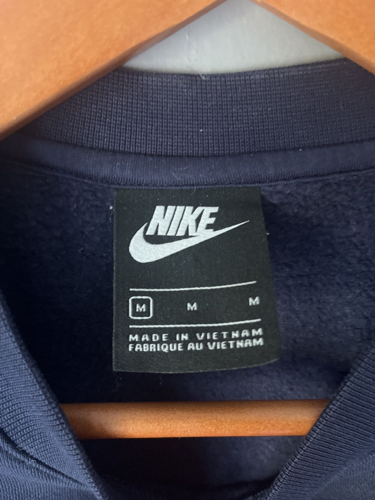 Nike × Vintage Nike Swoosh Embroidered Crewneck Size US M / EU 48-50 / 2 - 3 Thumbnail