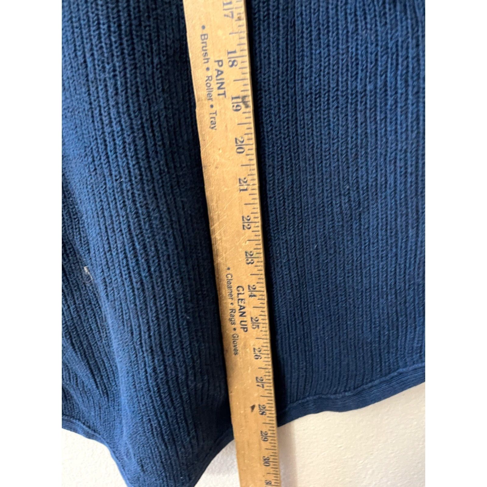 Express EXPRESS Women's Sweater M Blue Knit Pullover Casual Crew Neck Half Sleeve Modern Size M / US 6-8 / IT 42-44 - 4 Thumbnail