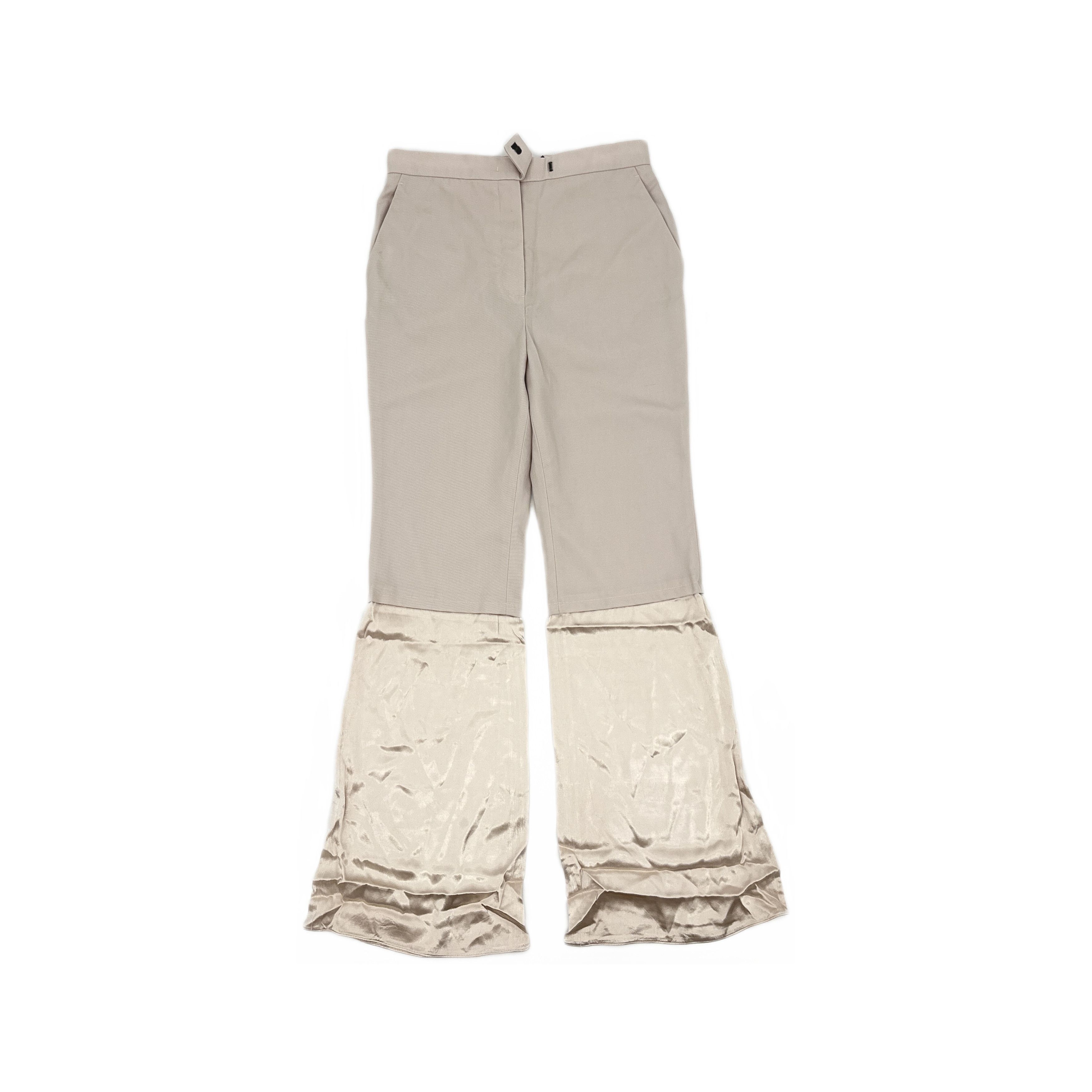 Fendi Fendi Almond Gabardine Flared Pants Size IT 42 Size 28" / US 6 / IT 42 - 1 Thumbnail