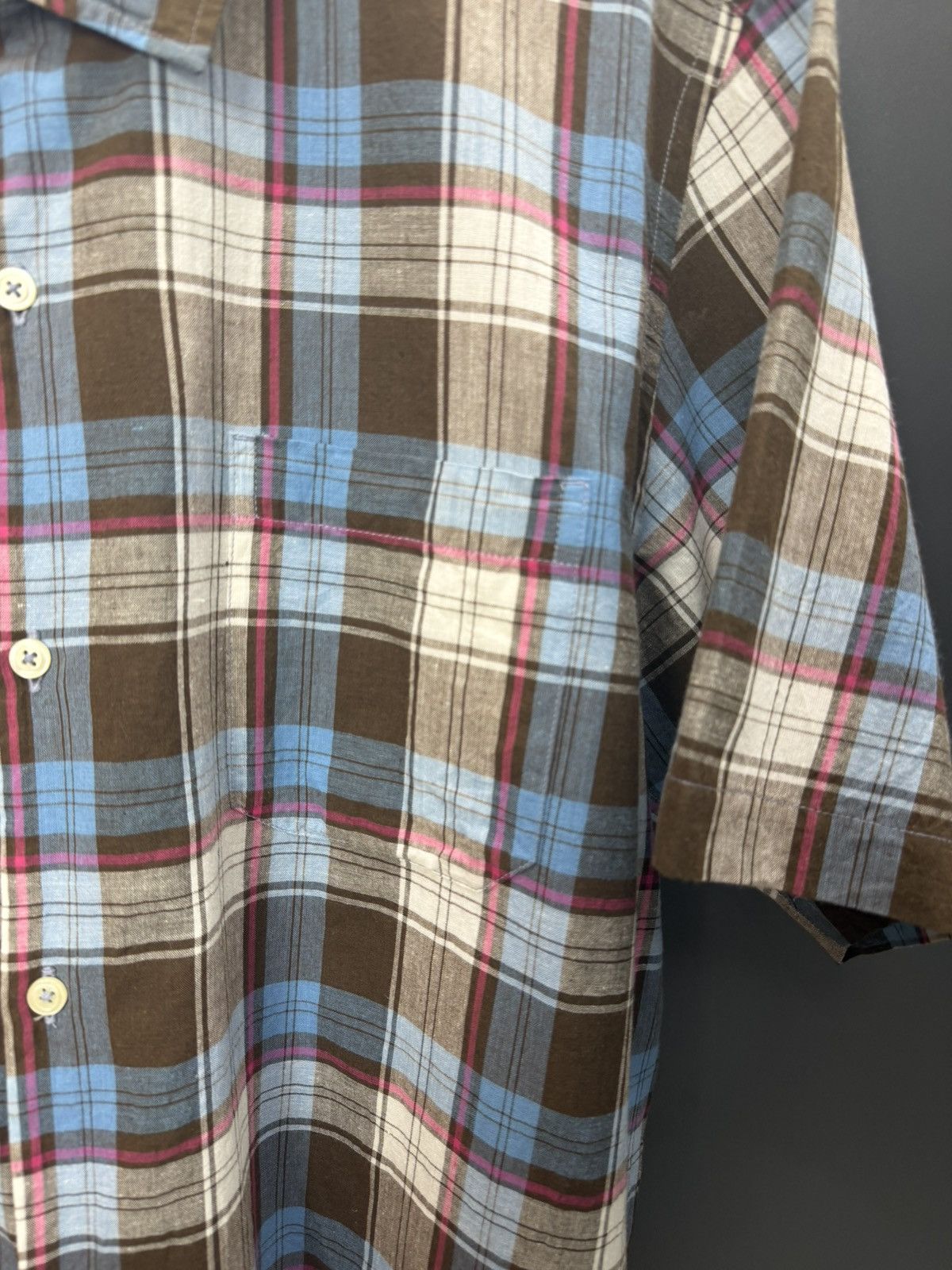 Universal Works Universal Works Plaid Shirt Short Sleeve Size L Size US L / EU 52-54 / 3 - 5 Thumbnail