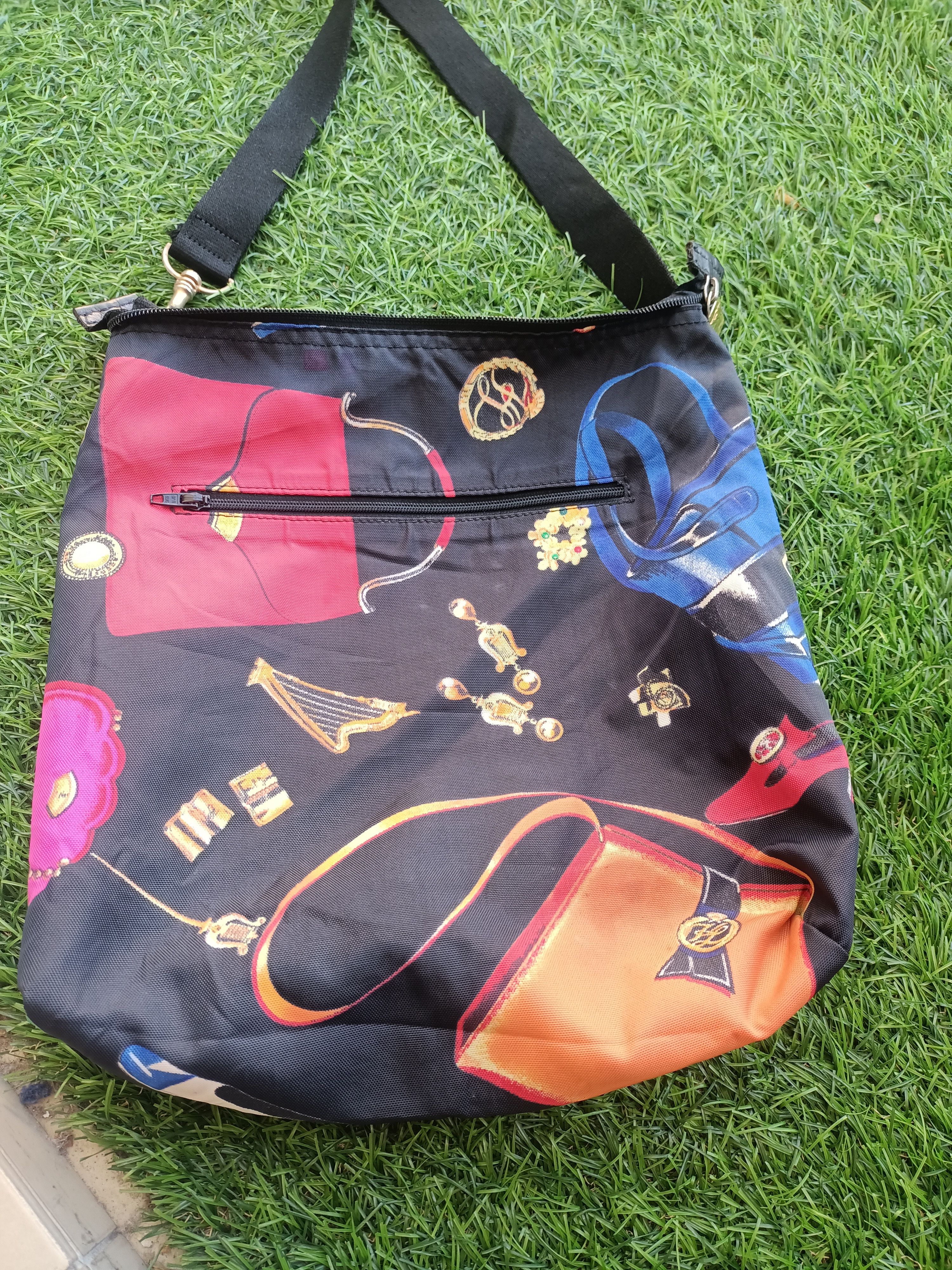 Karl Lagerfeld Vintage 90s Karl Lagerfeld reversible handbag zip Opti Dmc Size ONE SIZE - 17 Thumbnail