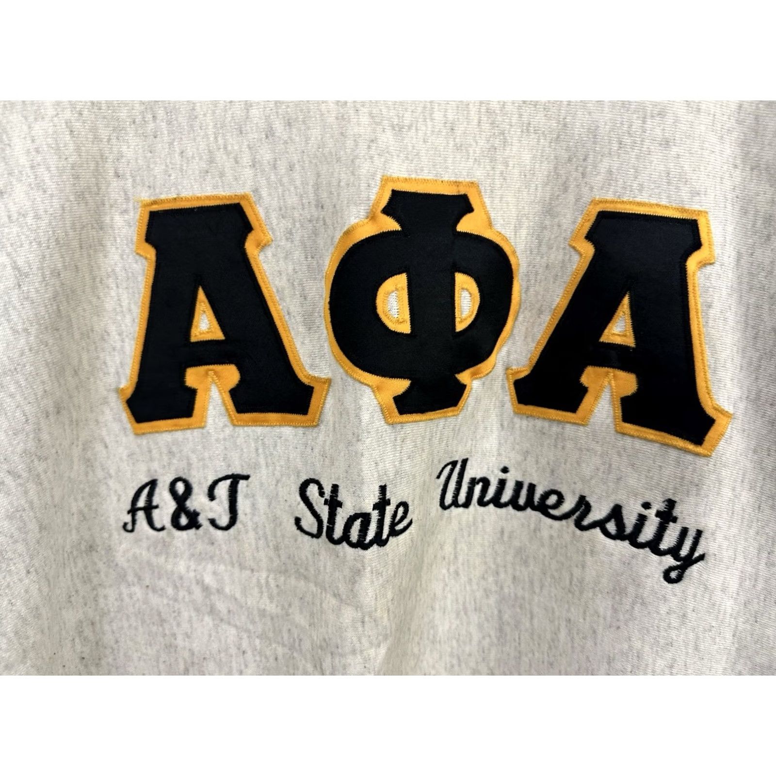 Vintage VINTAGE Alpha Phi Alpha A&T State University Aggies HBCU Fraternity Sweatshirt XL Gray 90s Mens Size US XL / EU 56 / 4 - 5 Thumbnail