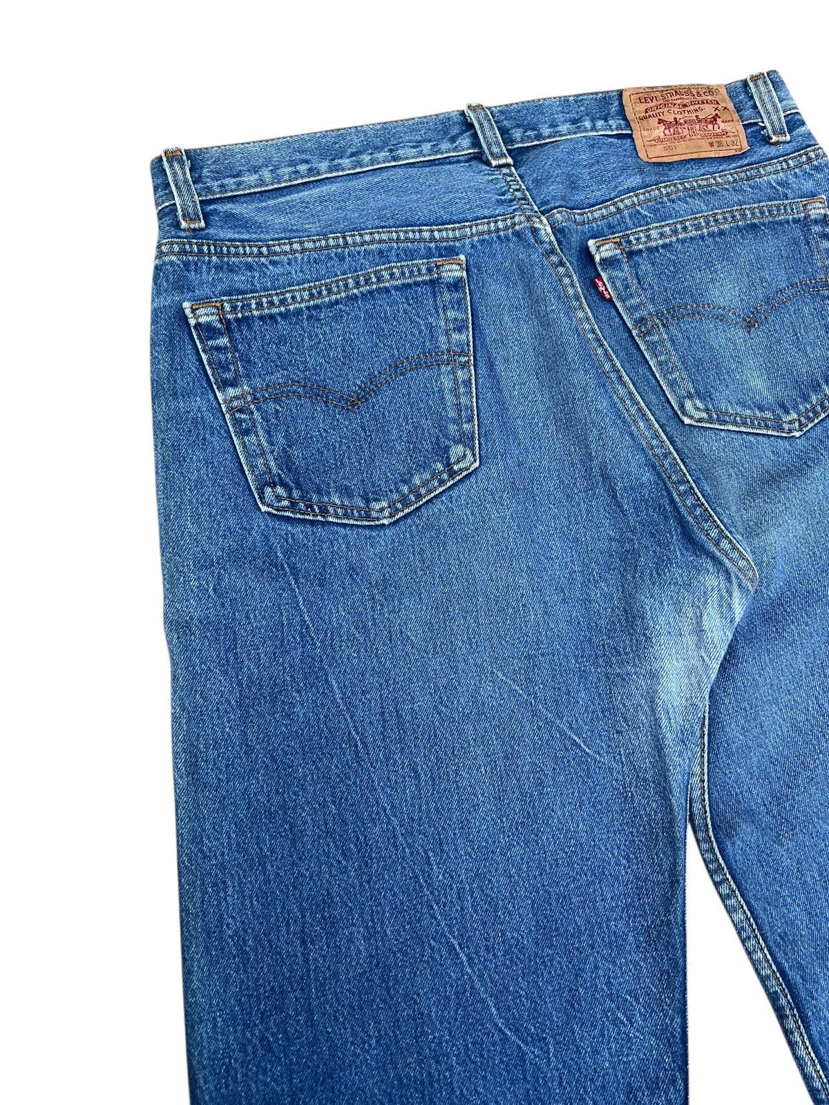 Levi's Vintage 1980s Levi’s 501 Blue Denim Regular Jeans Size US 35 - 16 Thumbnail