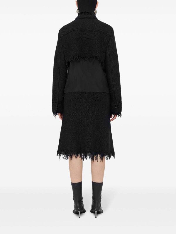 Jil Sander o1y1025 Midi Skirt in Black Size 28" / US 6 / IT 42 - 3 Thumbnail