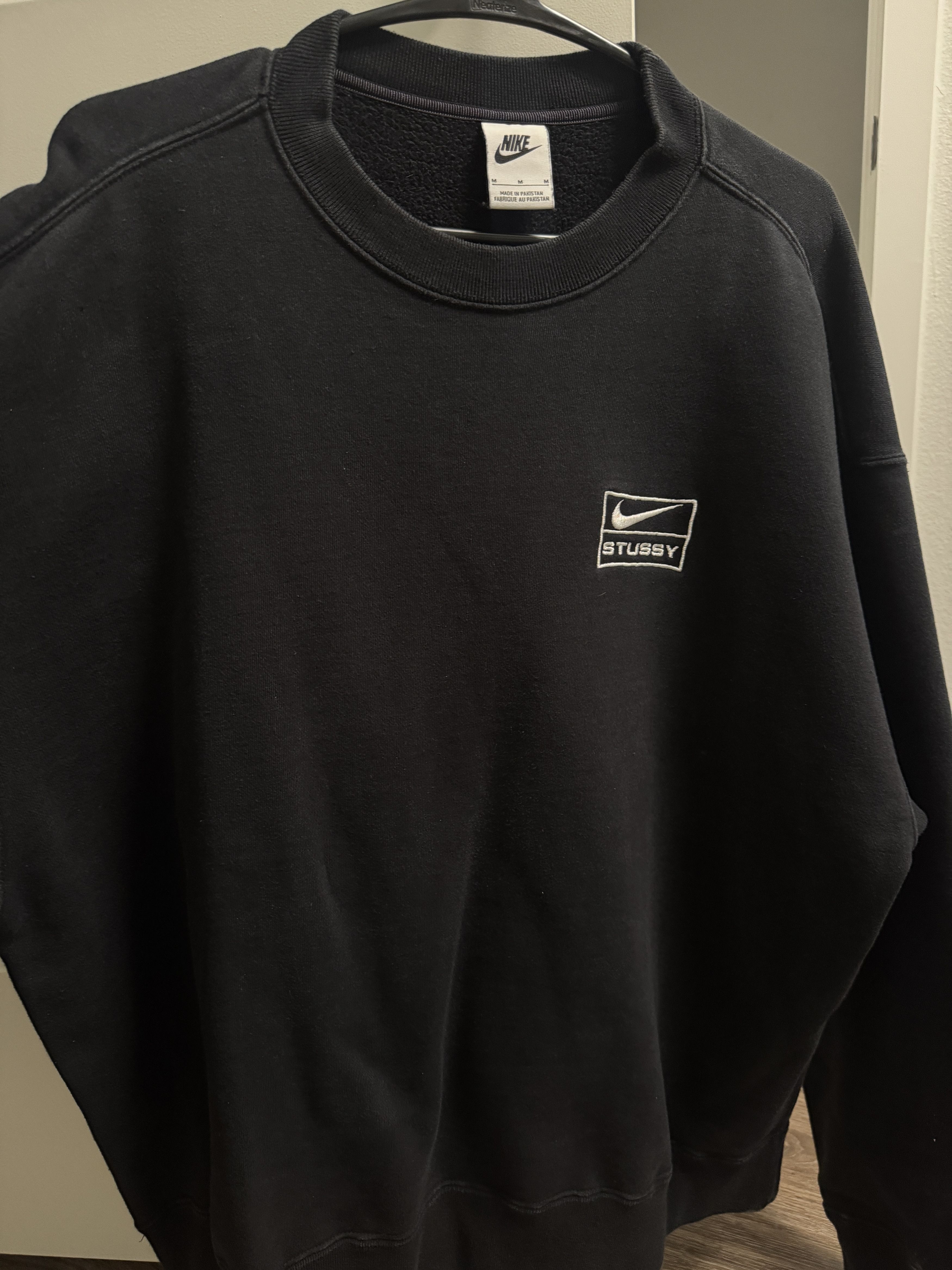 Nike × Stussy Nike x Stussy NRG Washed Fleece Crewneck | Grailed