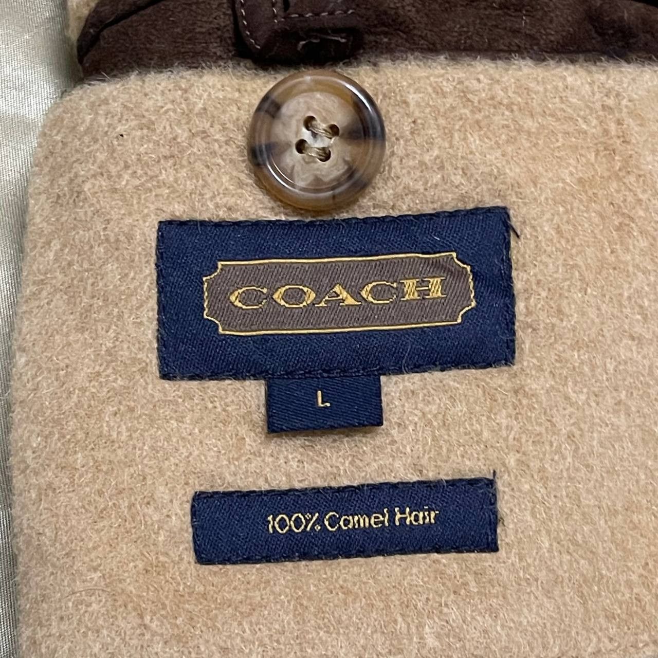 Coach Coach Camel Hair 100% Wool Coat Size US L / EU 52-54 / 3 - 12 Thumbnail