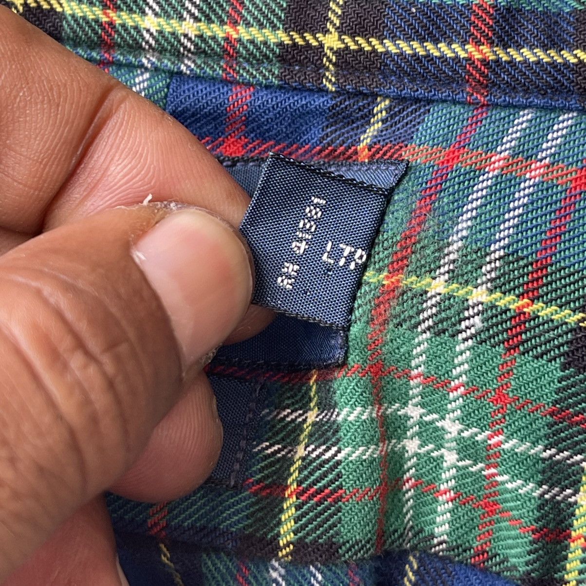 Polo Ralph Lauren Vintage 90s Ralph Lauren "Blake" Plaid Shirt Thrashed Size US L / EU 52-54 / 3 - 11 Thumbnail