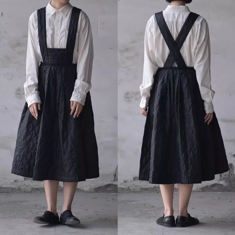 Comme des Garcons COMME des GARCONS Black Quilted Jumpsuit - dmc Size US 33 - 1 Thumbnail