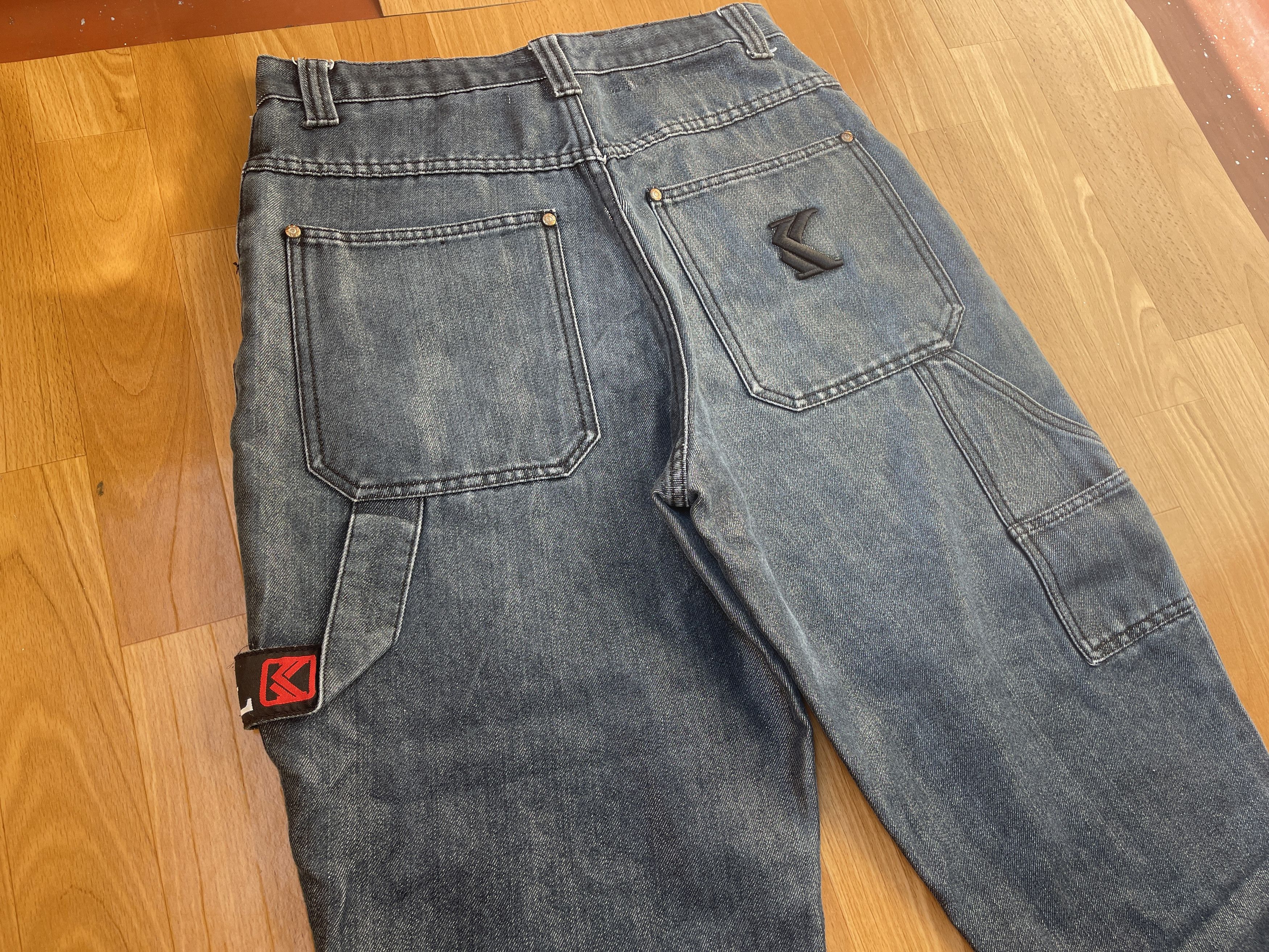 Karl Kani KARL KANI jeans shiny vintage baggy jeans silver metallic 30 Size US 30 / EU 46 - 6 Thumbnail