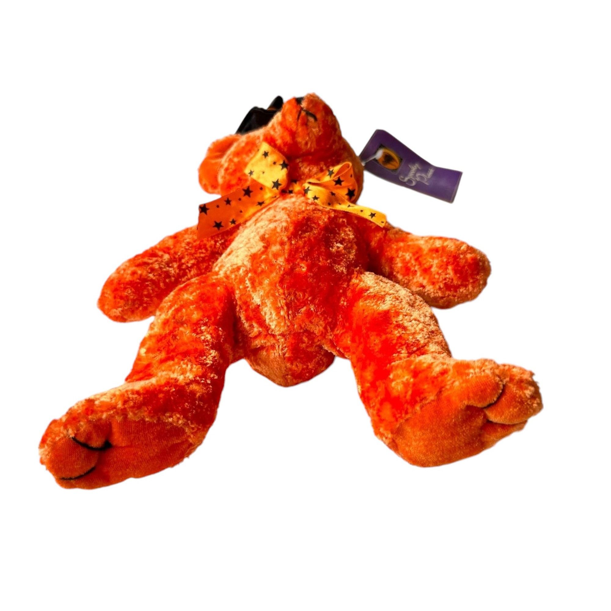 Vintage VTG 1988 Crista Collections Halloween Bear Plush NWT Orange Size ONE SIZE - 5 Thumbnail