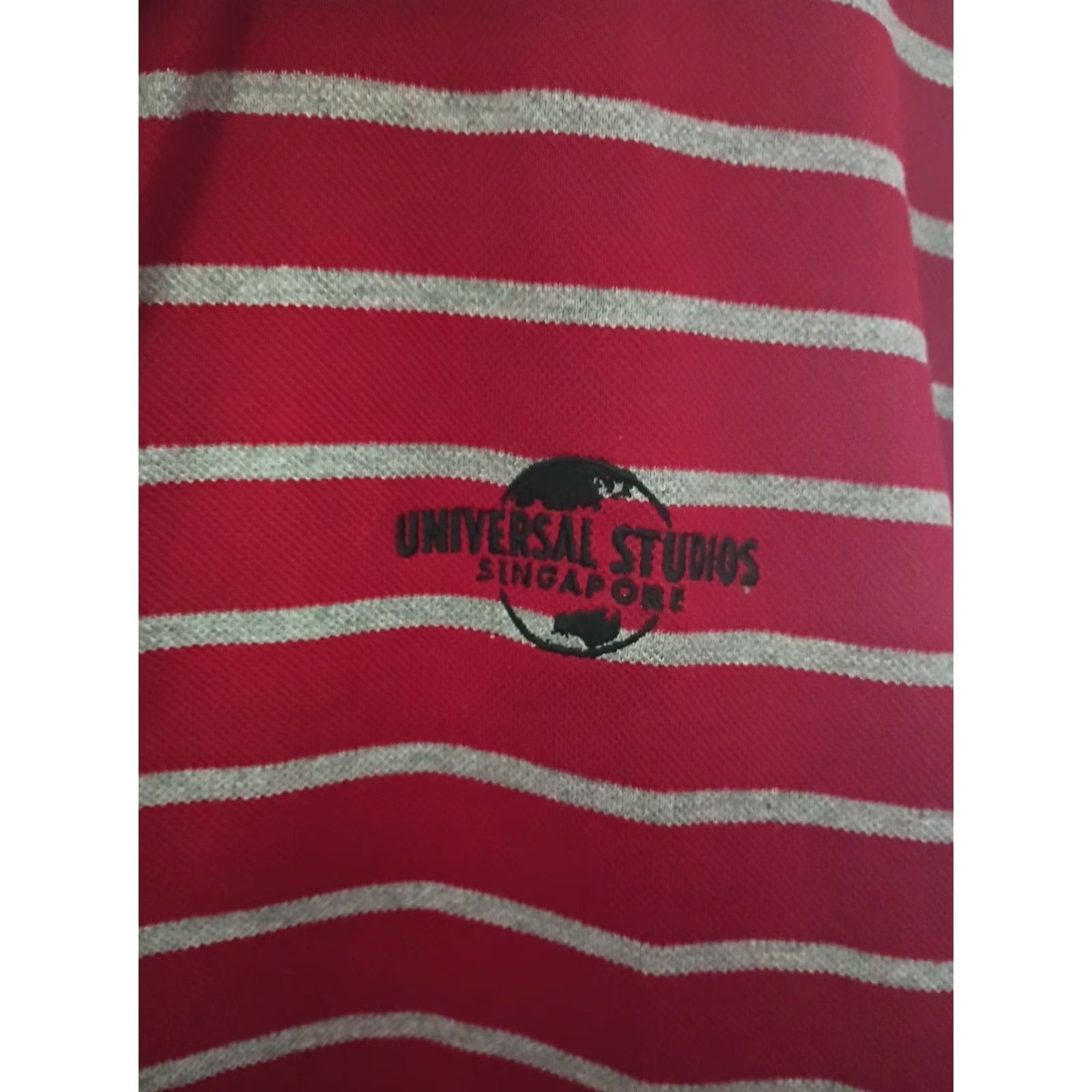 Vintage Universal Studios Polo Striped Shirt Singapore XL Size US XL / EU 56 / 4 - 2 Thumbnail