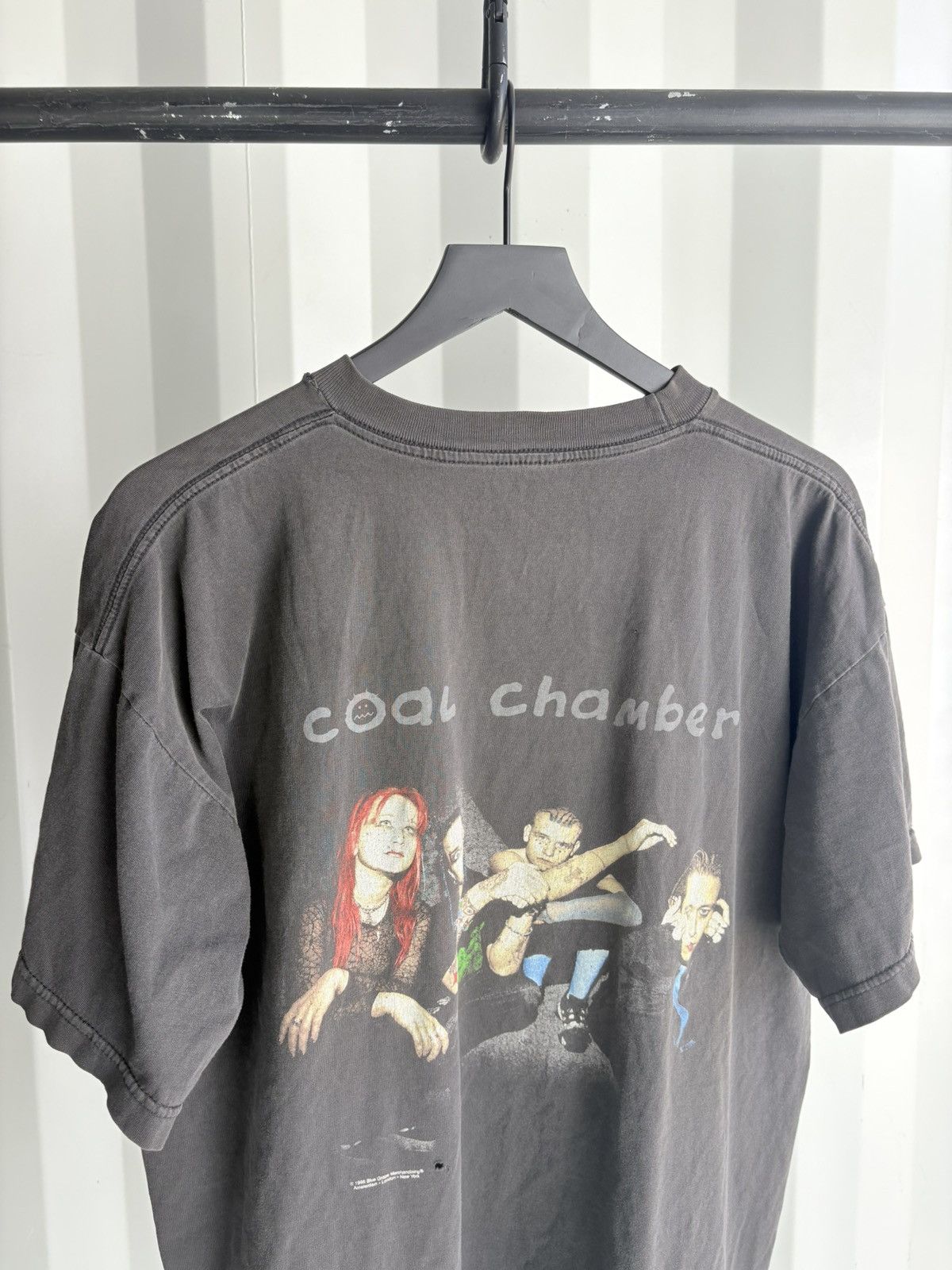 Band Tees Thrashed Coal Chamber Faded Distressed ERD GRUNGE Size US XL / EU 56 / 4 - 5 Thumbnail