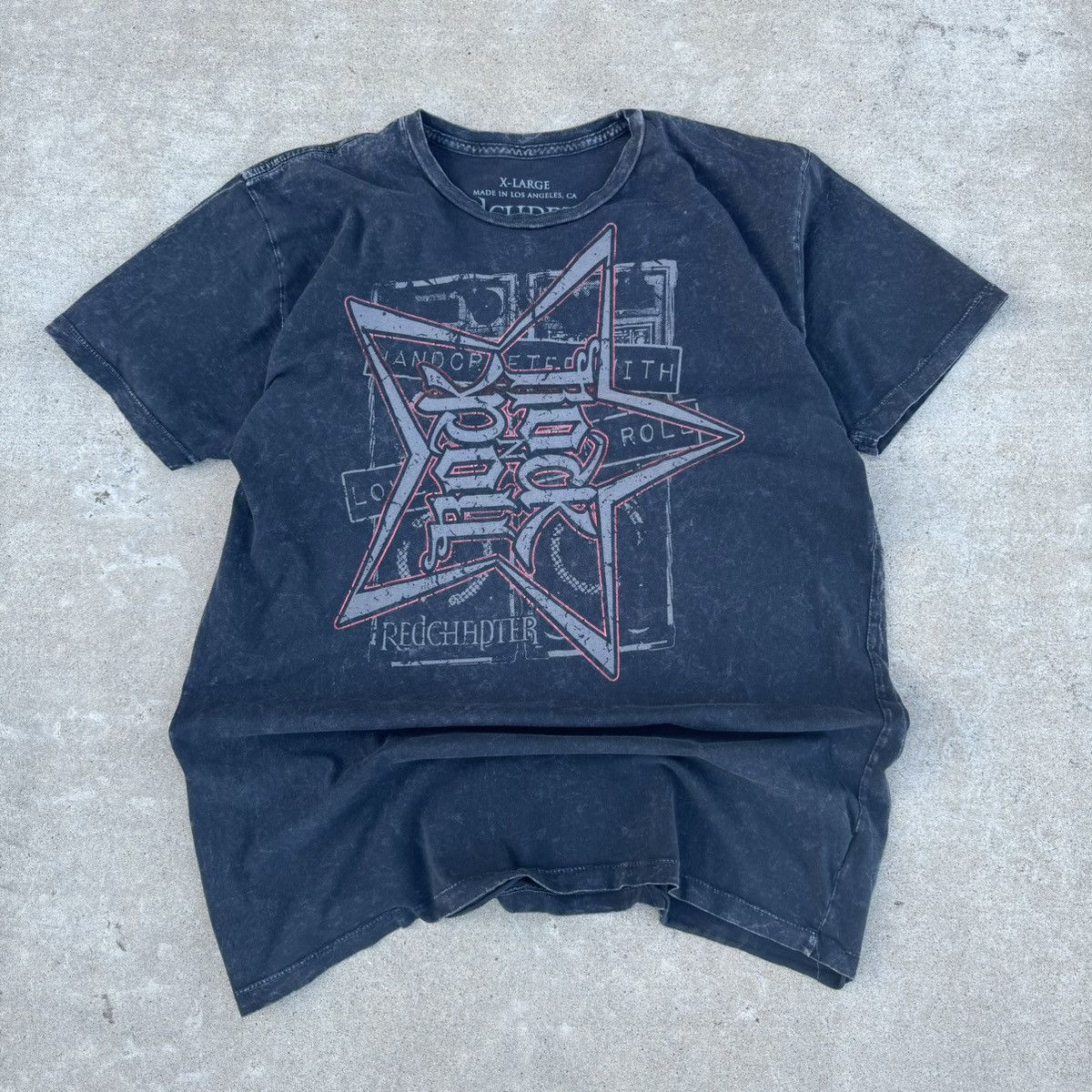 Affliction × JNCO × Tapout Vintage Y2K Affliction Inspired AOP Black Graphic Tee XL Size US XL / EU 56 / 4 - 1 Thumbnail