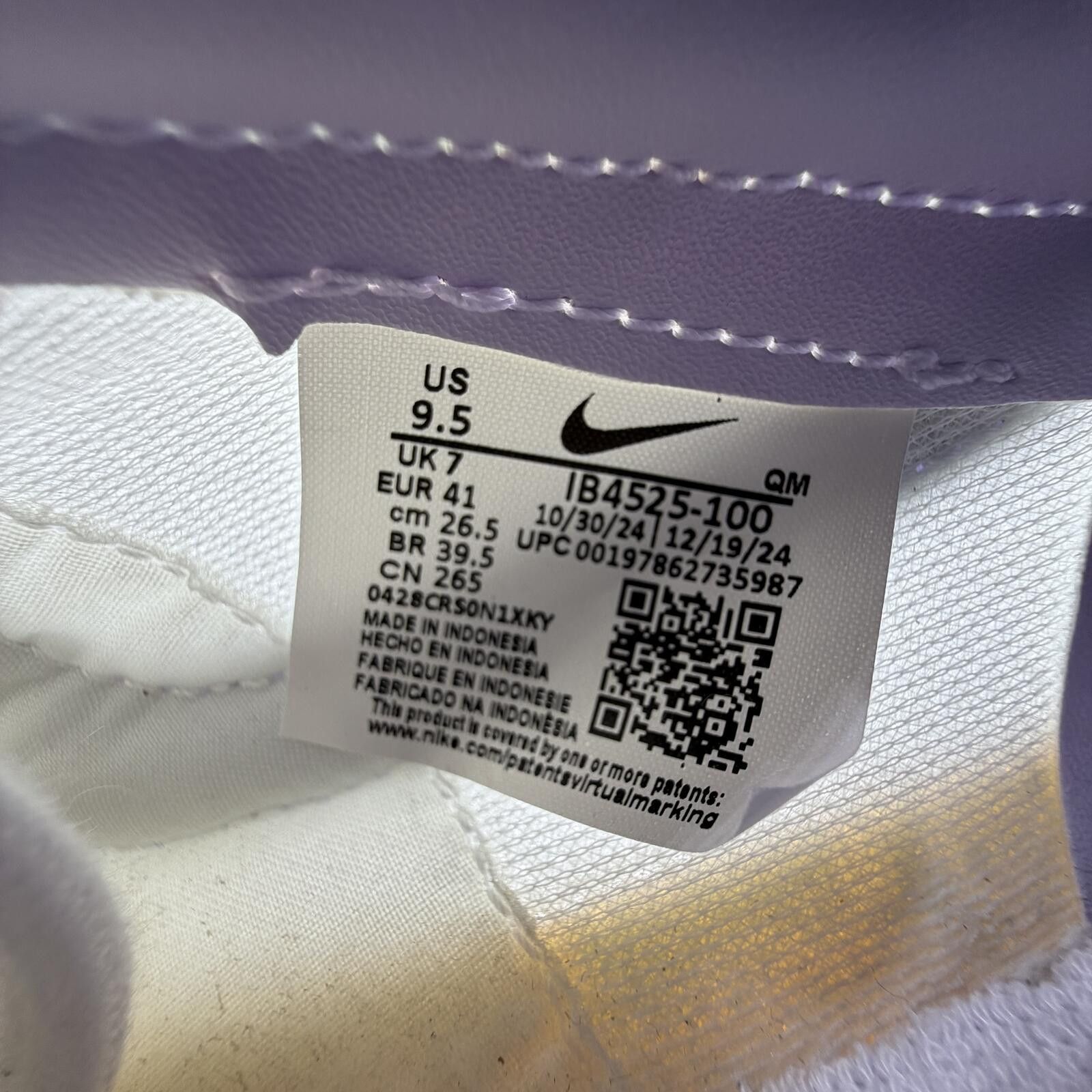 Nike Nike Kill Shot 2 Textile Shoes White Barely Grape IB4525-100 Size US 9.5 / IT 39.5 - 5 Thumbnail