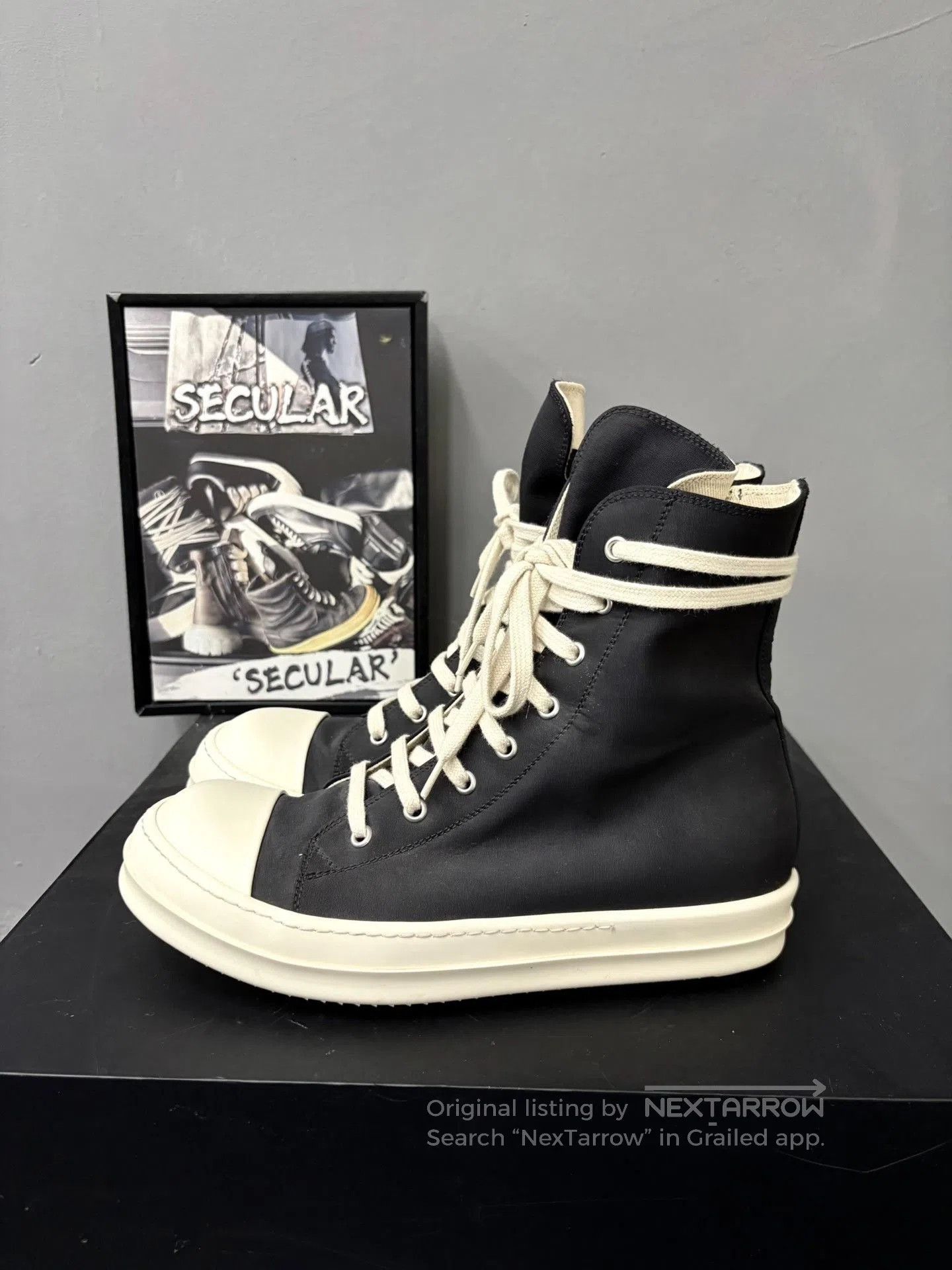 Rick Owens Drkshdw Rick Owens DRKSHDW High. Size US 7 / EU 40 - 2 Thumbnail