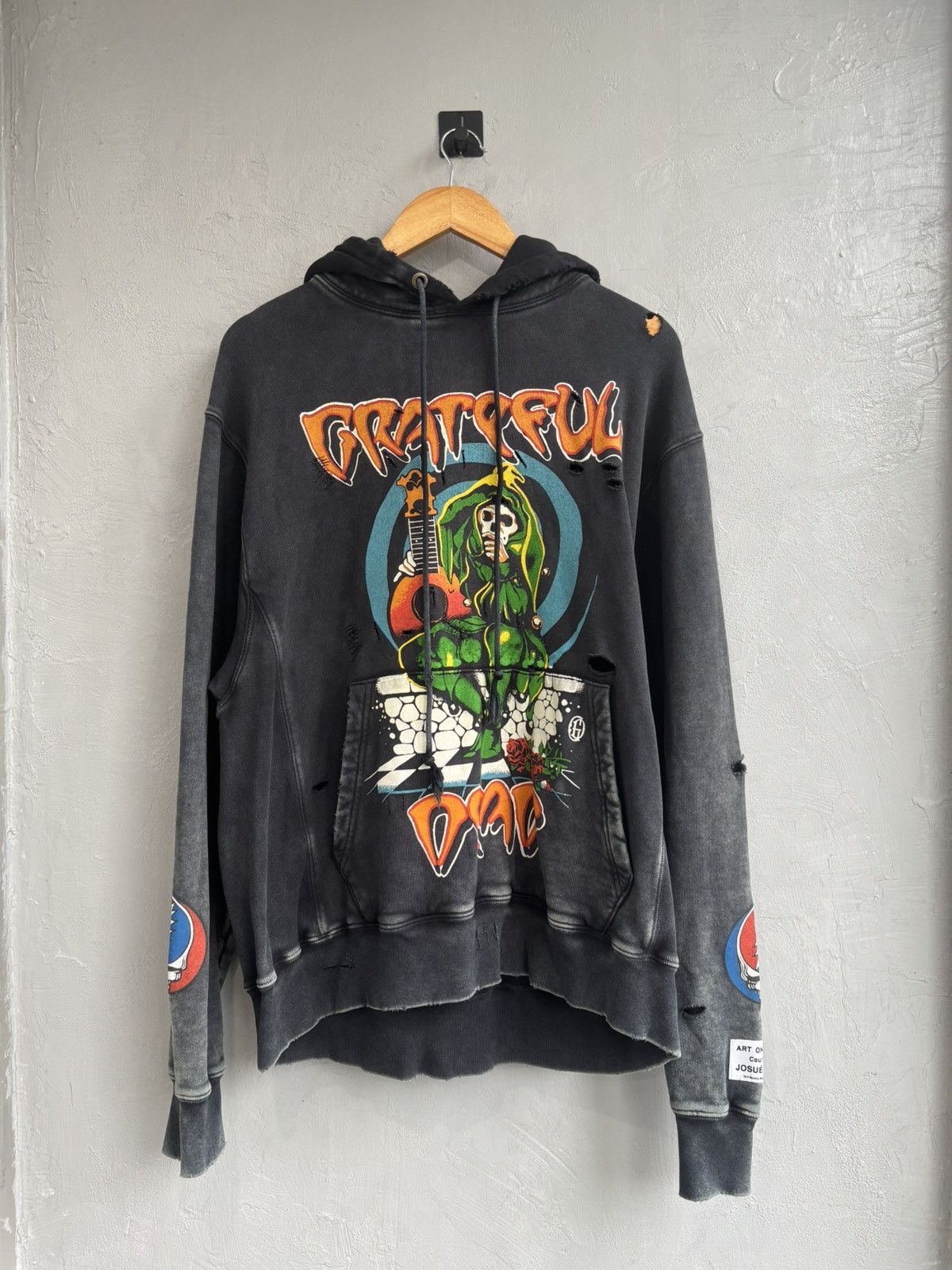 Gallery Dept. Gallery Dept rare grateful dead distressed hoodie Size US M / EU 48-50 / 2 - 2 Thumbnail