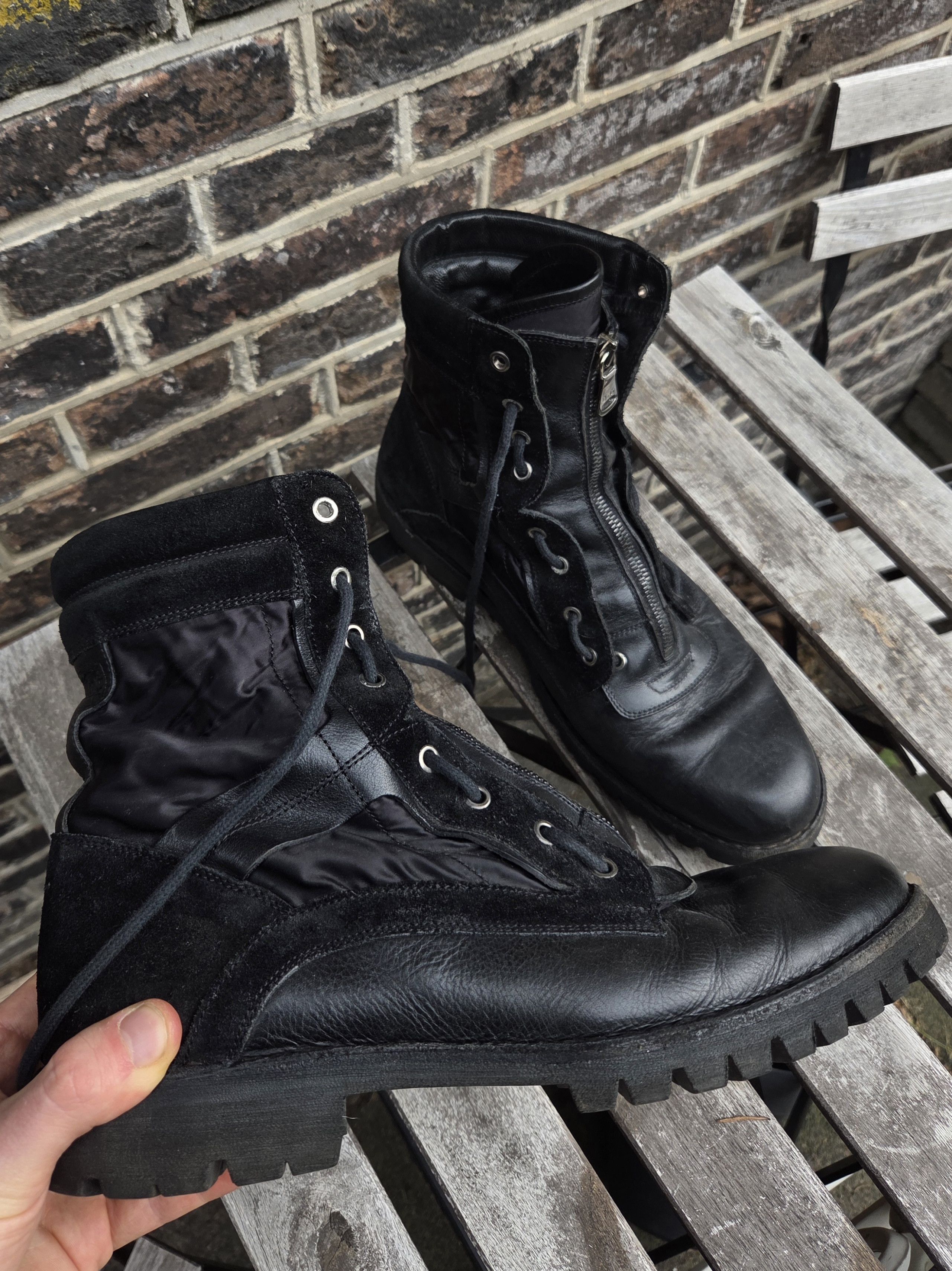 Dolce & Gabbana Dolce & Gabbana leather Combat boots Size US 9.5 / EU 42-43 - 8 Thumbnail
