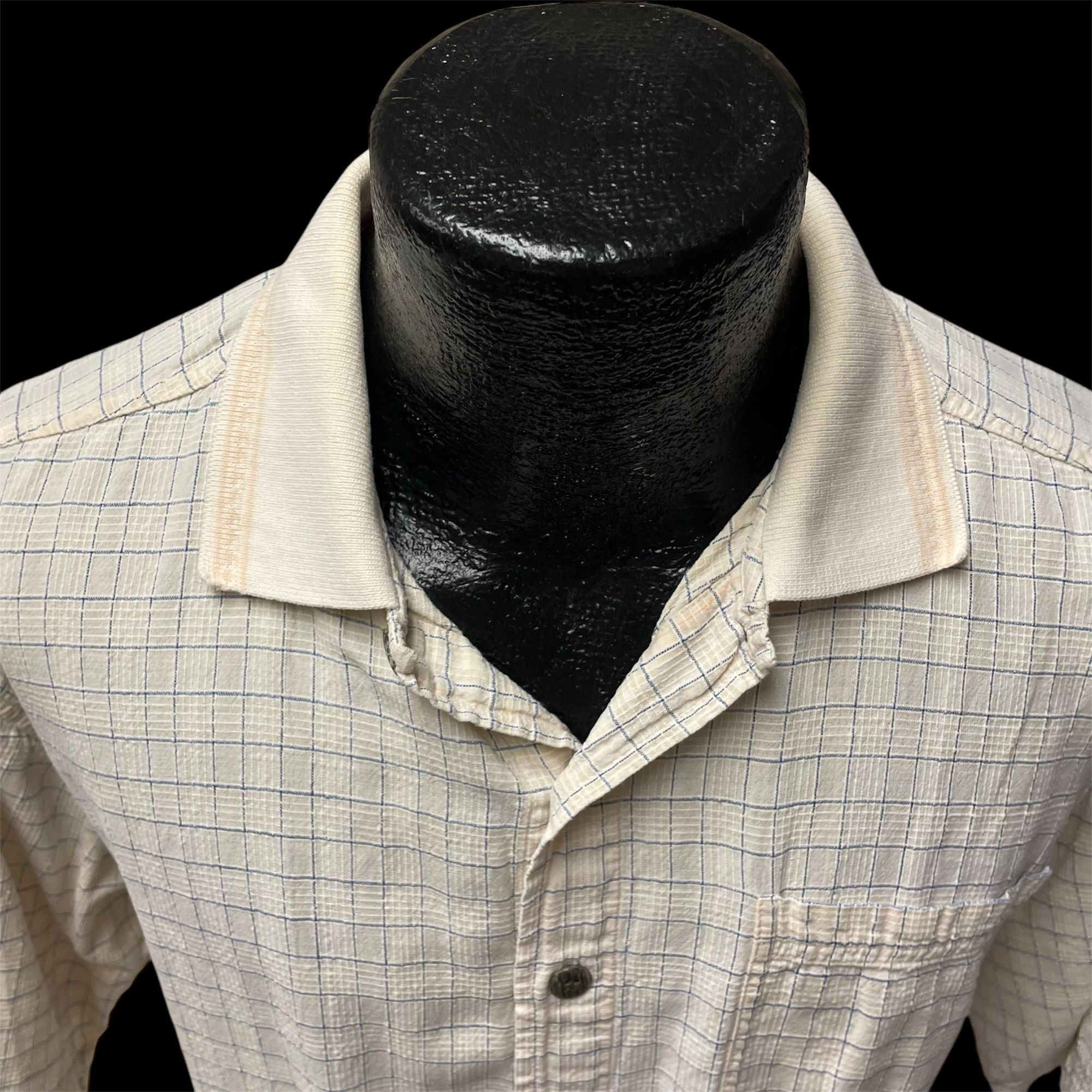 Other Vtg 50’s Style Cambridge TEXTURED Check Rockabilly Shirt Size US M / EU 48-50 / 2 - 2 Thumbnail