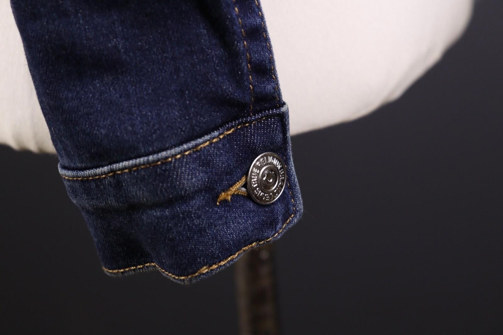 True Religion True Religion Row Seat Blue Denim Jacket Size S Size S / US 4 / IT 40 - 9 Thumbnail