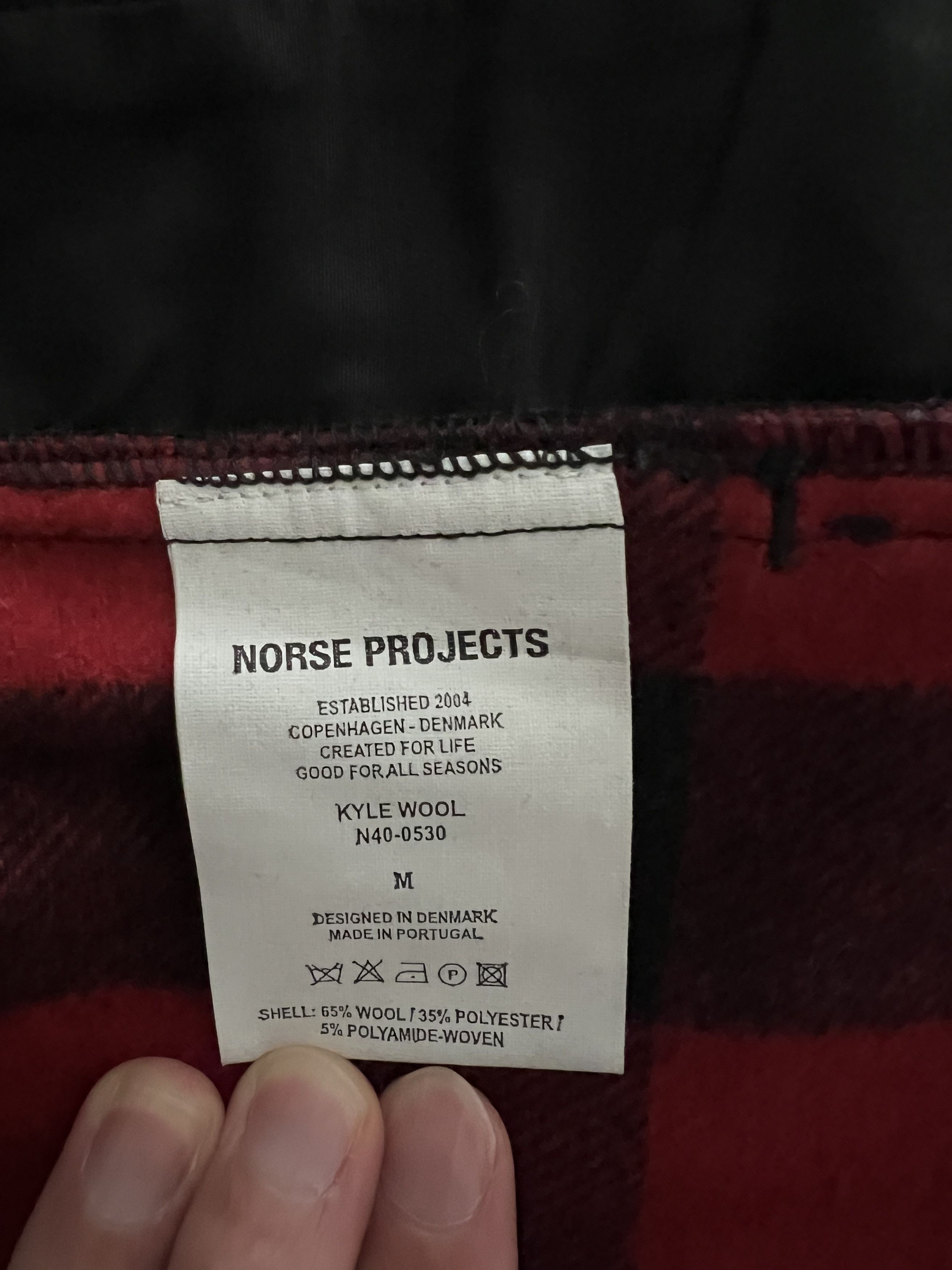 Norse Projects Checkered Kyle Wool Shirt Jacket Size US M / EU 48-50 / 2 - 4 Thumbnail