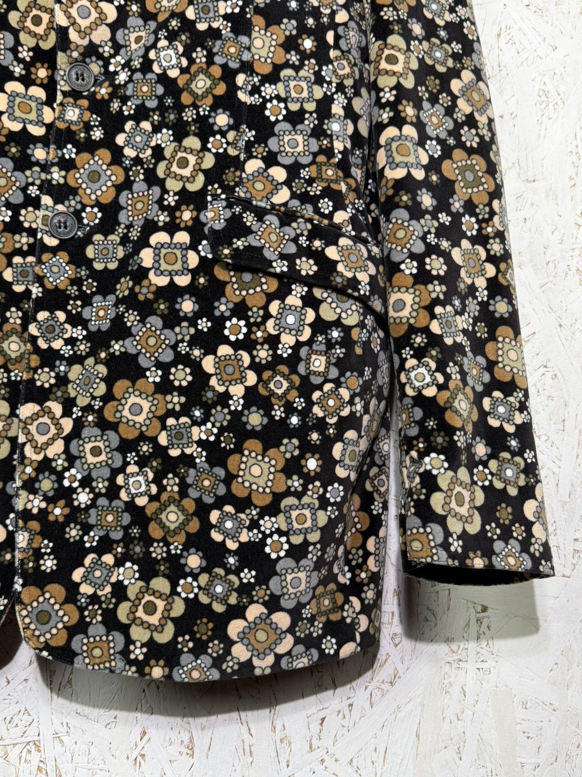Dolce & Gabbana 00s Dolce & Gabbana 2004 Floral Velvet Vintage Blazer 48 Size US M / EU 48-50 / 2 - 4 Thumbnail