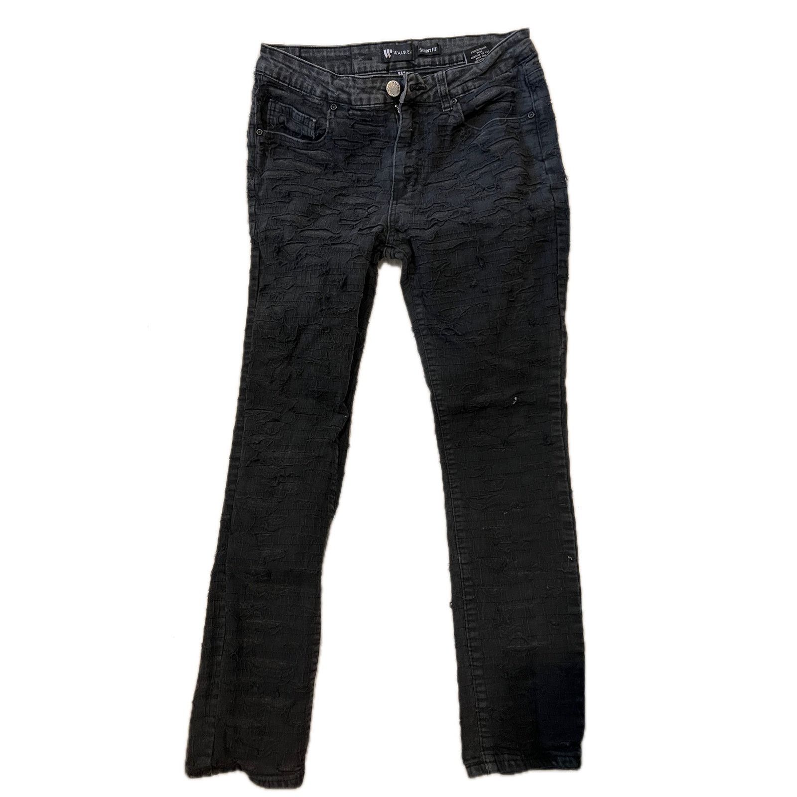 Waimea Waimea Skinny Fit Streetwear Black Jeans Mens 32x32 Size US 32 / EU 48 - 1 Thumbnail