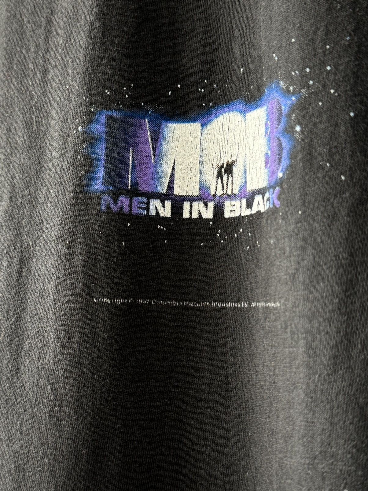 Vintage Vintage 1997 Men In Black Promo Movie T-Shirt Size US L / EU 52-54 / 3 - 6 Thumbnail