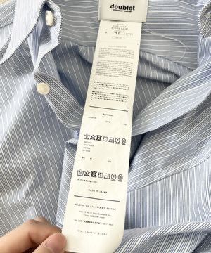 Doublet ACHIVAL! FW23 Doublet Runway Half Loose Stripe Shirt Size US XL / EU 56 / 4 - 8 Thumbnail