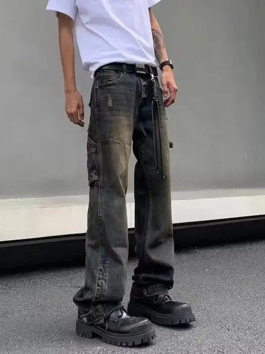 Japanese Brand × Jean grunge carpenter utility hiphop jeans Size US 28 / EU 44 - 1 Thumbnail