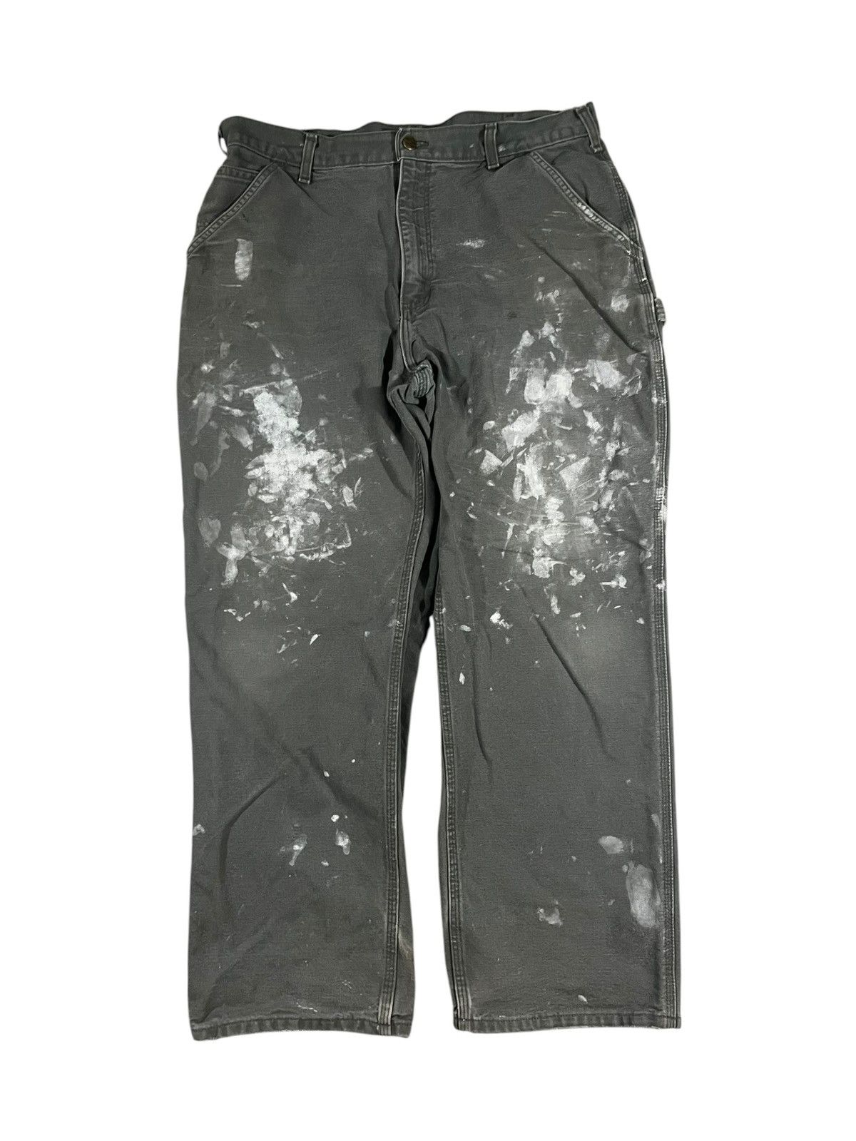 Carhartt Carhartt B11 MOS Work Pants Painted Faded Green Size US 36 / EU 52 - 1 Thumbnail