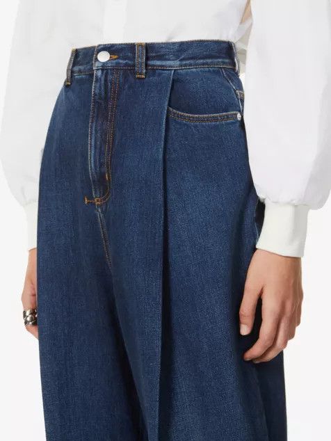Alexander McQueen o1y0325 Denim Pant in Blue Size 28" / US 6 / IT 42 - 5 Thumbnail