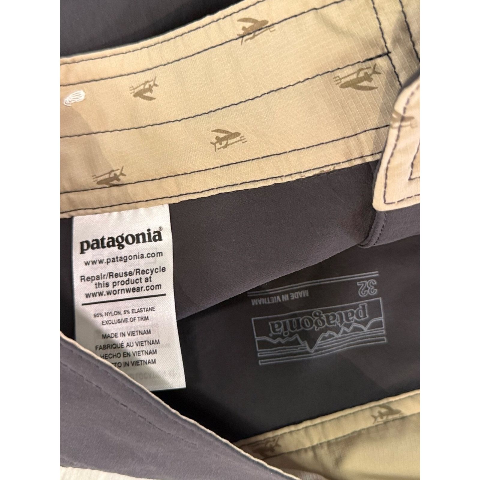 Patagonia Patagonia Stretch dark gray Shorts Size US 32 / EU 48 - 3 Thumbnail