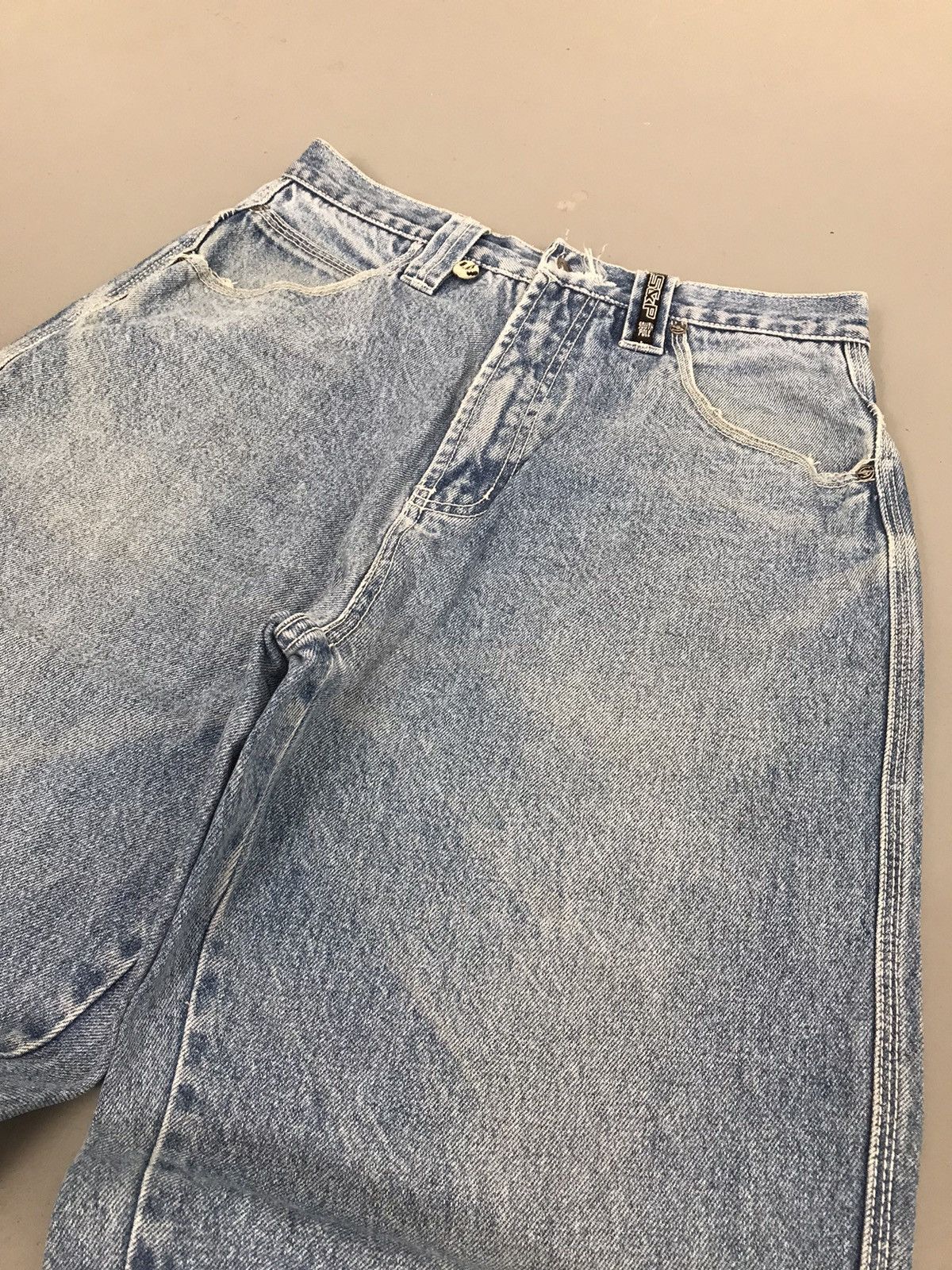 Southpole × Vintage Vintage Southpole spell out embroidered denim Size US 30 / EU 46 - 4 Thumbnail