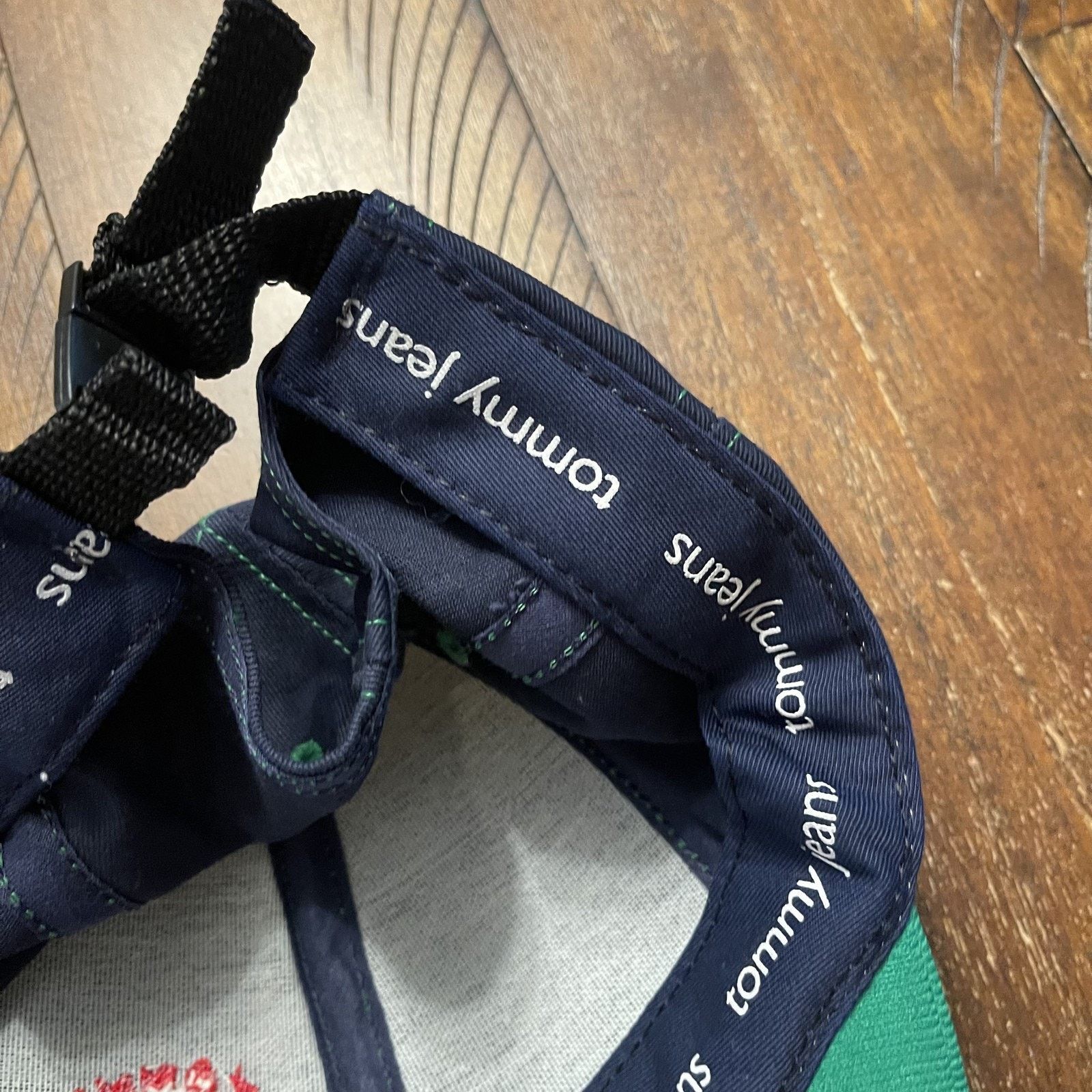 Tommy Hilfiger Tommy Hilfiger Hat Cap Strap Back Embroidered Globe Jeans Size ONE SIZE - 8 Thumbnail