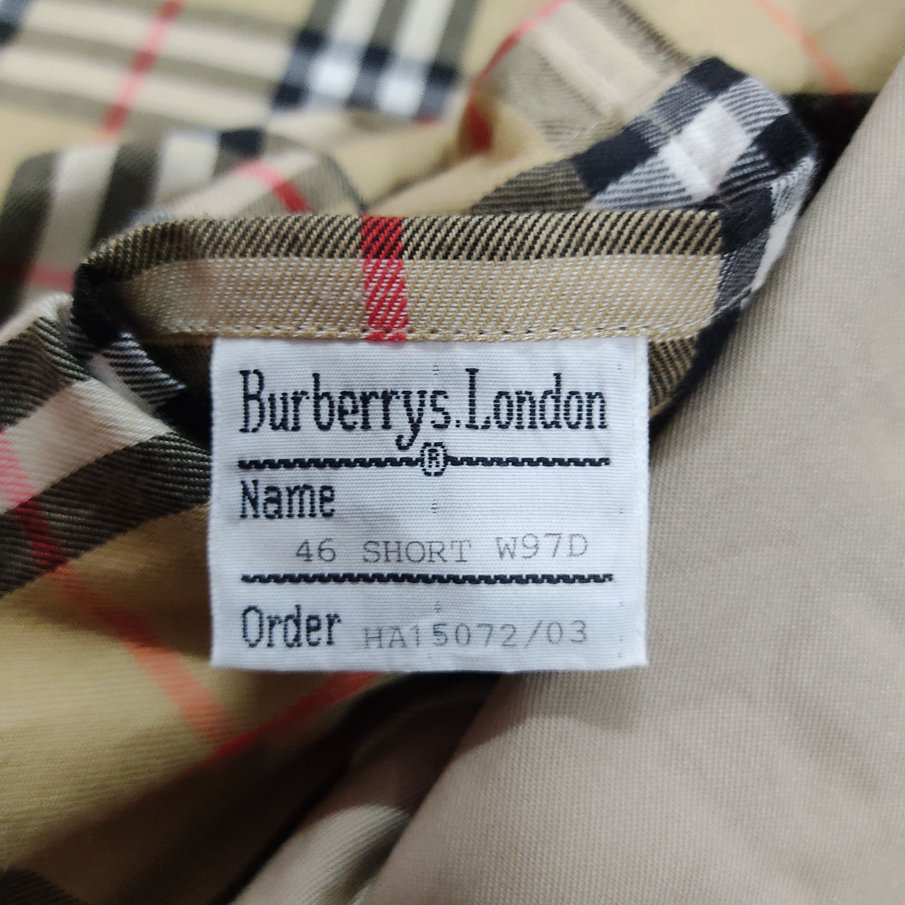 Burberry Vintage Classic Burberrys' Nova Check Lining Trench Coat Size US M / EU 48-50 / 2 - 10 Thumbnail