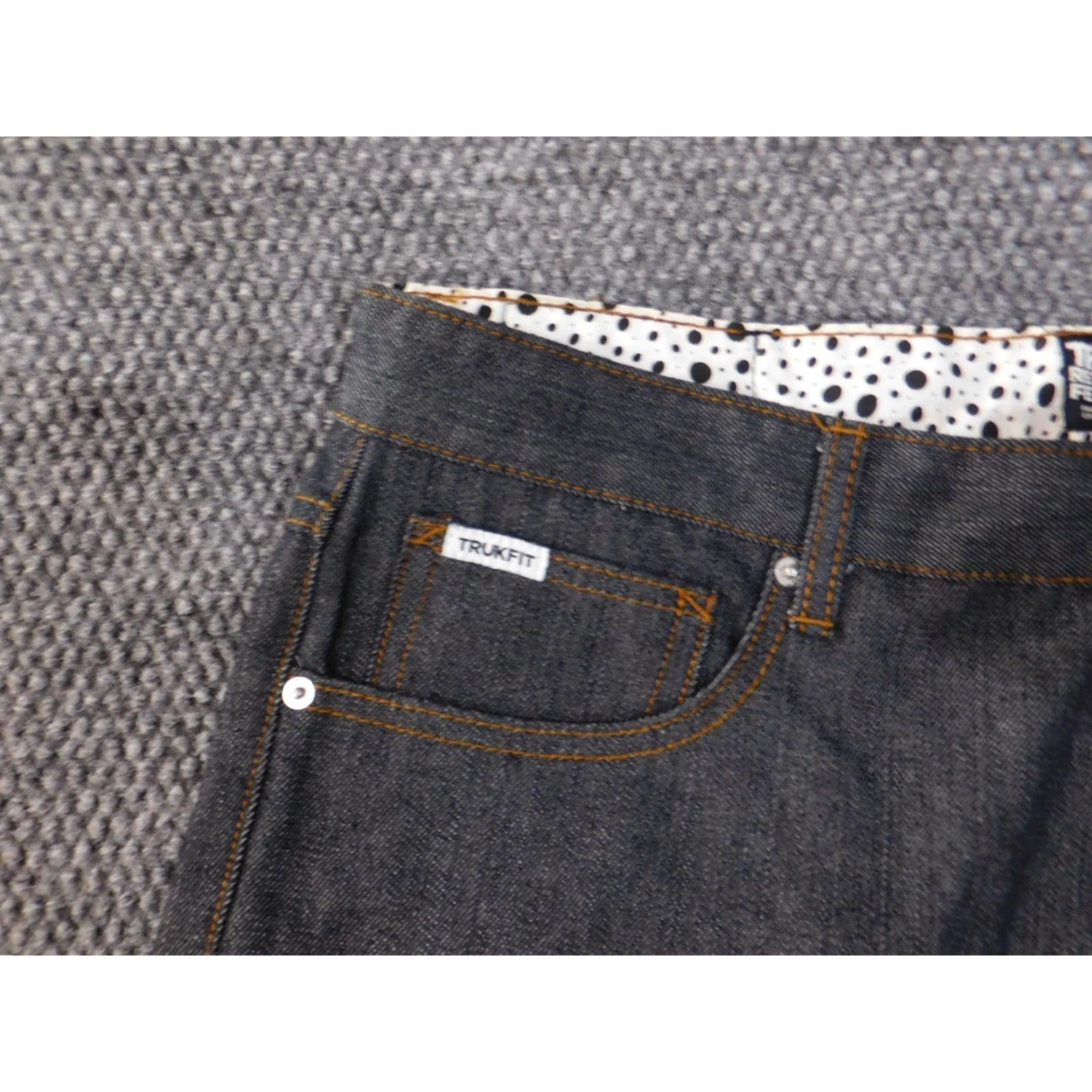 Vintage trukfit Jeans 38x36 Denim Blue Vintage Straight Hip-Hop Mens Regular Size 38 Inseam 36 Blue Cotton Denim Trukfit Jeans Straight Mens Size US 38 / EU 54 - 4 Thumbnail