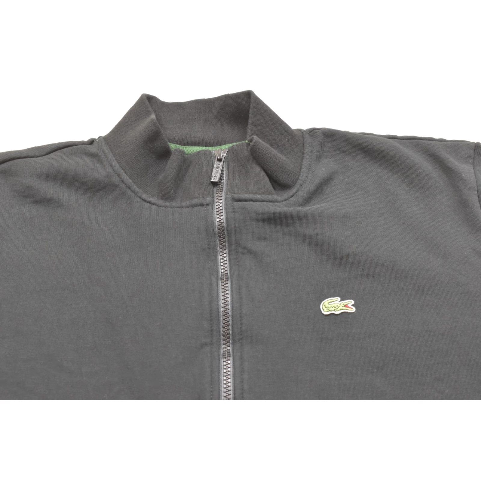 Lacoste Lacoste Jacket Black 2XLT Men Big & Tall Full Zip Fleece Cotton Blend Track Size US XXL / EU 58 / 5 - 6 Thumbnail