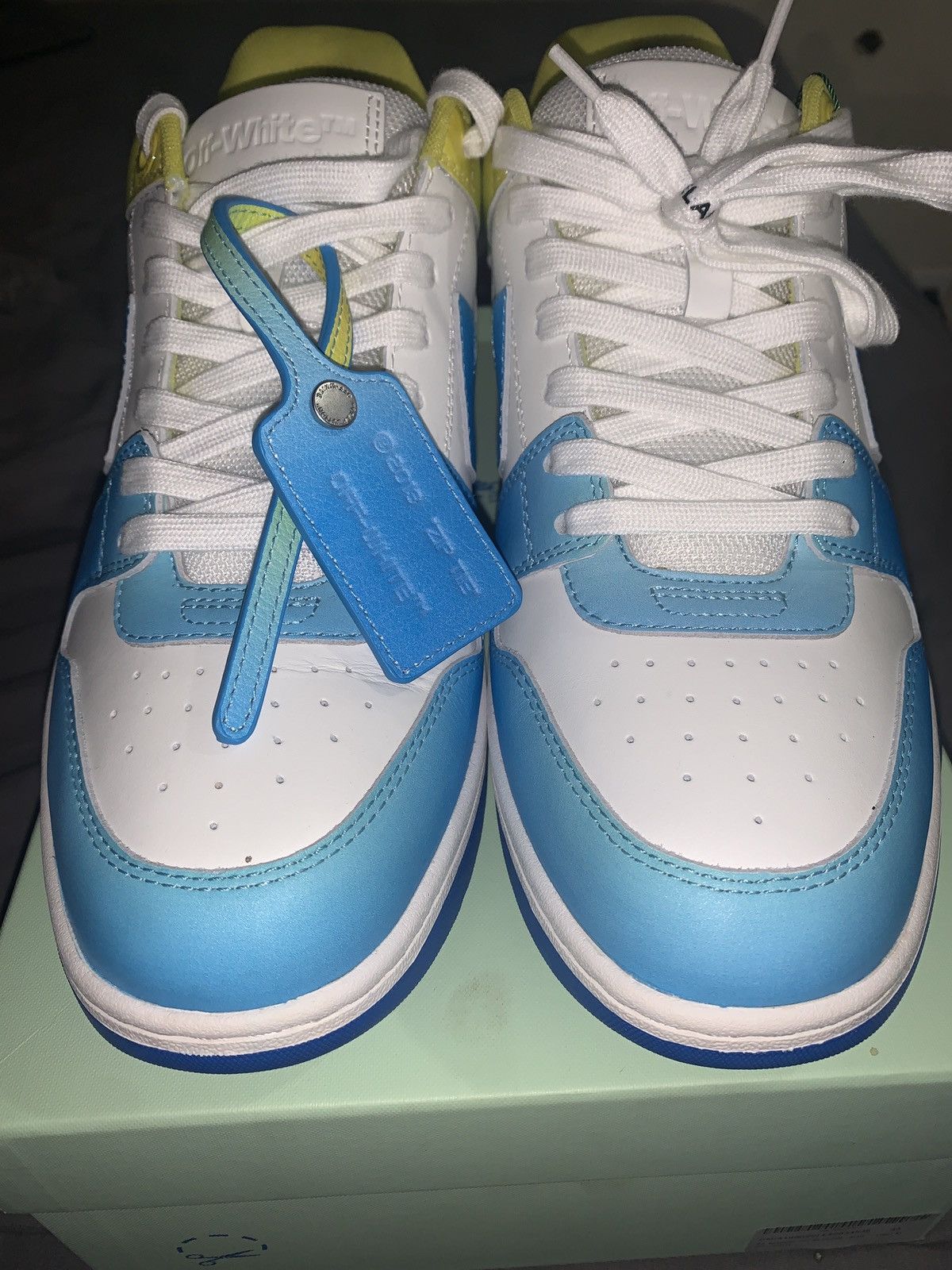 Off-White Men off-white office low top gradient blue/yellow size 44. Size US 11 / EU 44 - 3 Thumbnail