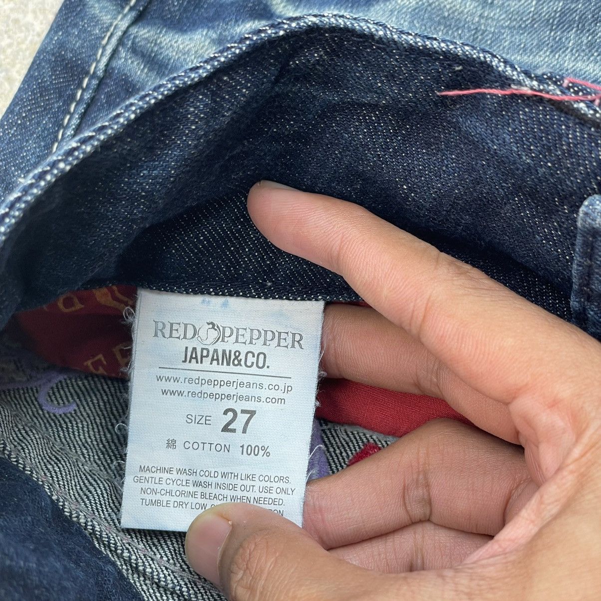 Japanese Brand “REDPEPPER DENIM” FLARE JEAN BOOTCUT SEDITIONARIES PANTS Size 27" / US 4 / IT 40 - 10 Thumbnail