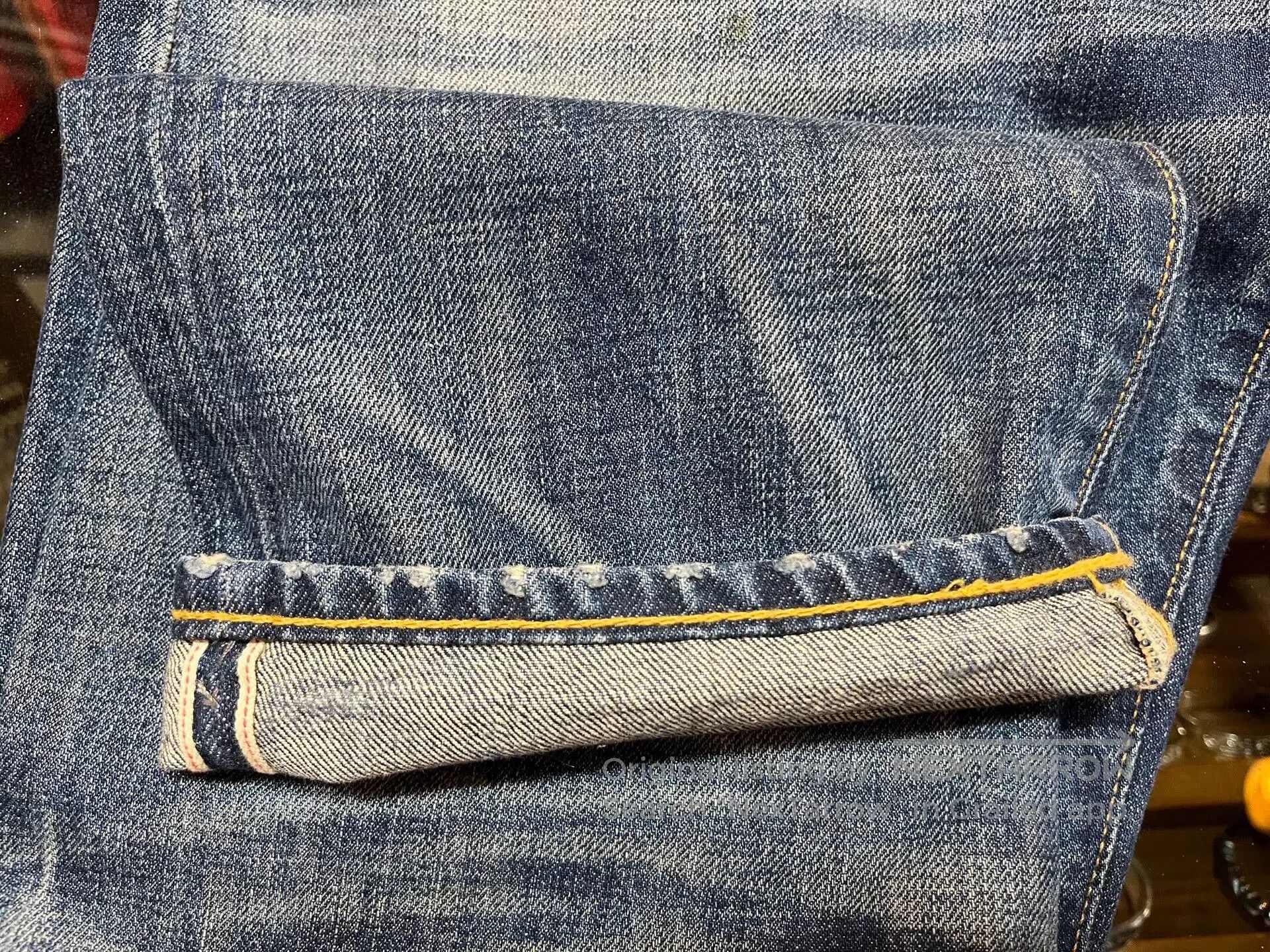 RRL Ralph Lauren distressed blue denim jeans by rrl. Size US 30 / EU 46 - 9 Thumbnail