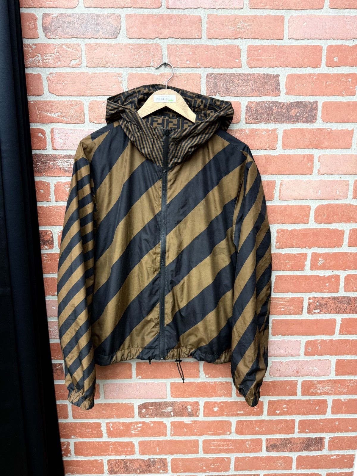 Fendi Fendi Zucca Monogram Reversible Windbreaker Jacke Size US S / EU 44-46 / 1 - 22 Thumbnail