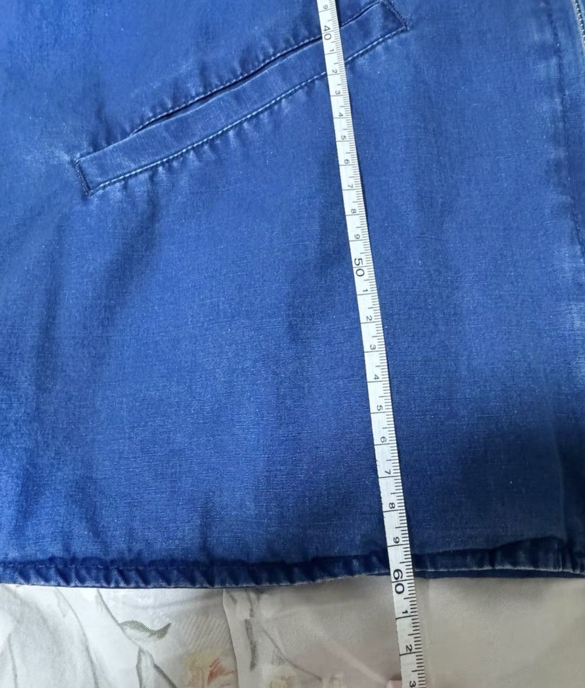 Neighborhood Neighborhood 16SS Vest / Indigo Patchwork Embroidered Vest Size US M / EU 48-50 / 2 - 6 Thumbnail