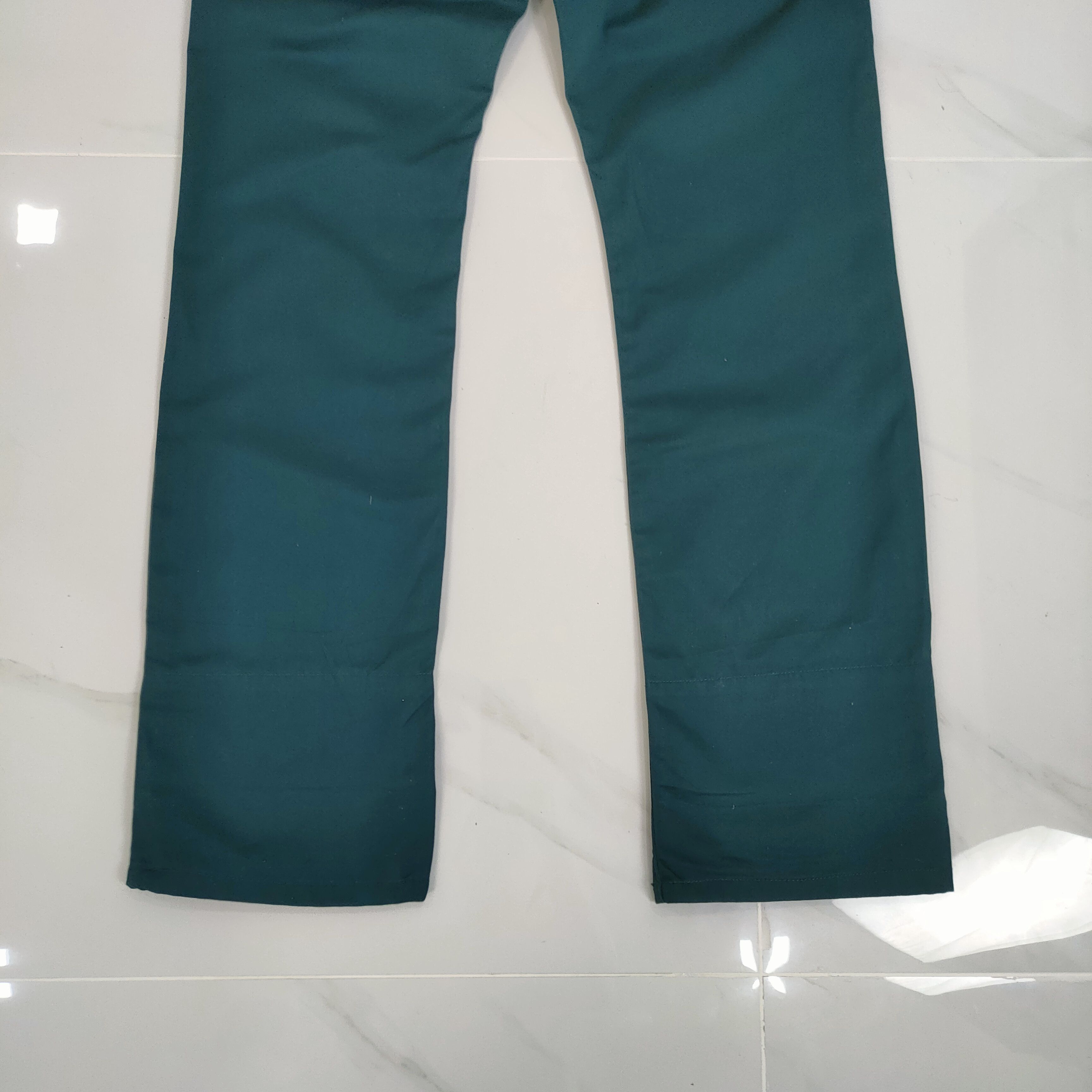 Japanese Brand DOUBLE WAIST GREEN TURQUOISE TROUSERS PANTS Size US 32 / EU 48 - 8 Thumbnail