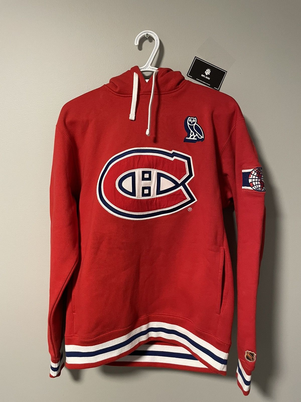 image of Ovo X Nhl Montreal Canadiens Hoodie Size Xs in Red, Men's