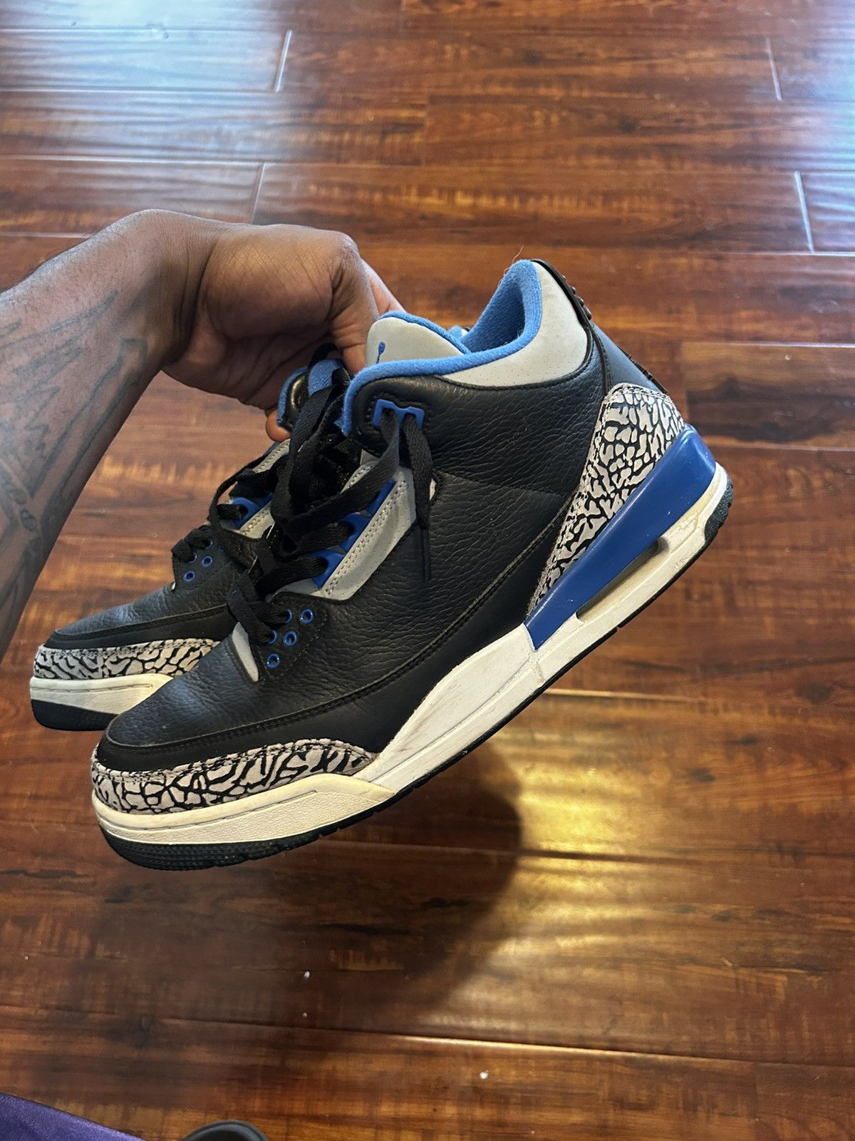 Jordan Brand Jordan 3 “Sport Blue” Size US 12 / EU 45 - 2 Thumbnail